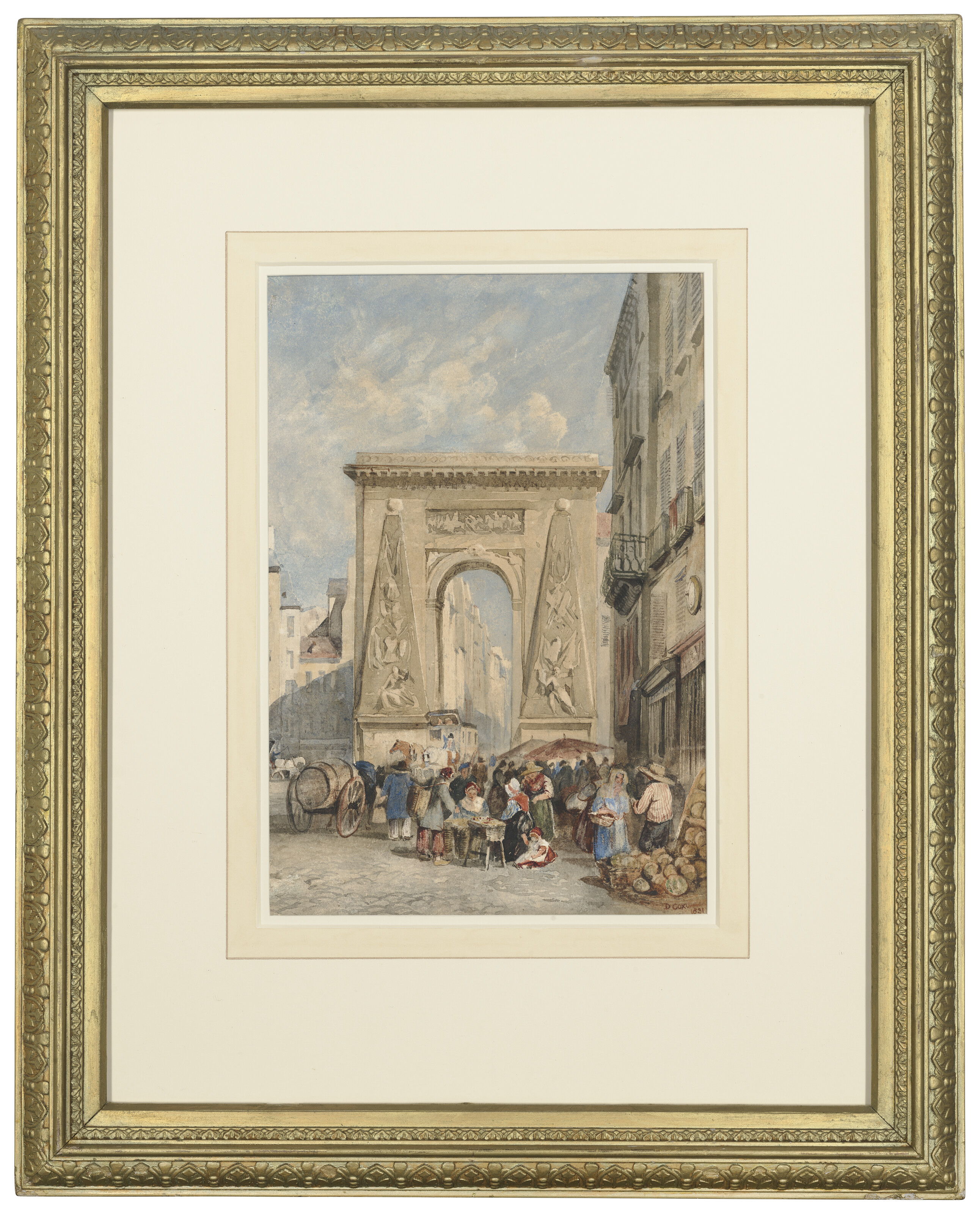 David Cox — Порт Сен-Дени, Париж, изображение 2