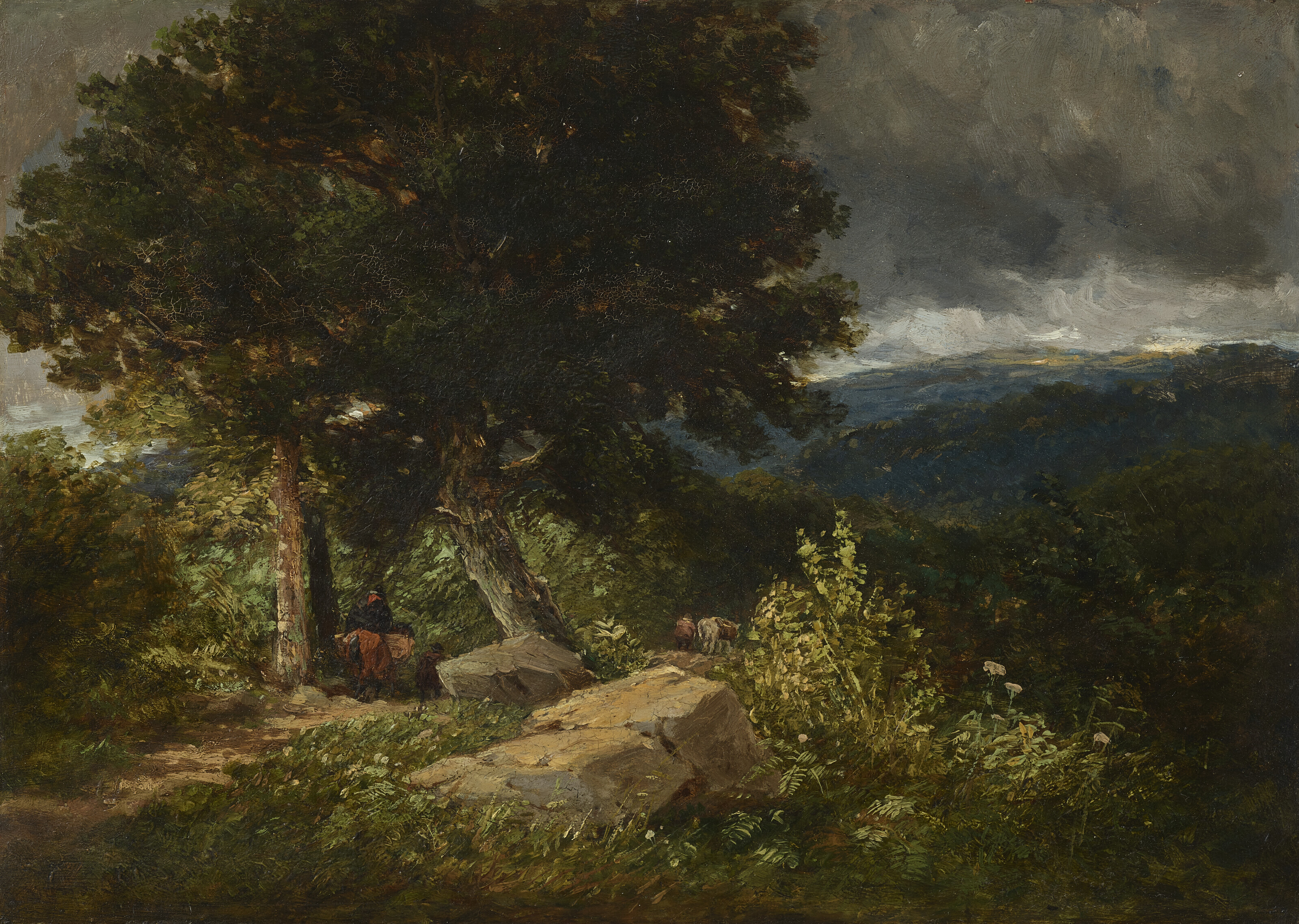 David Cox — Путешественники на пути в Бетьюс-и-Коуд
