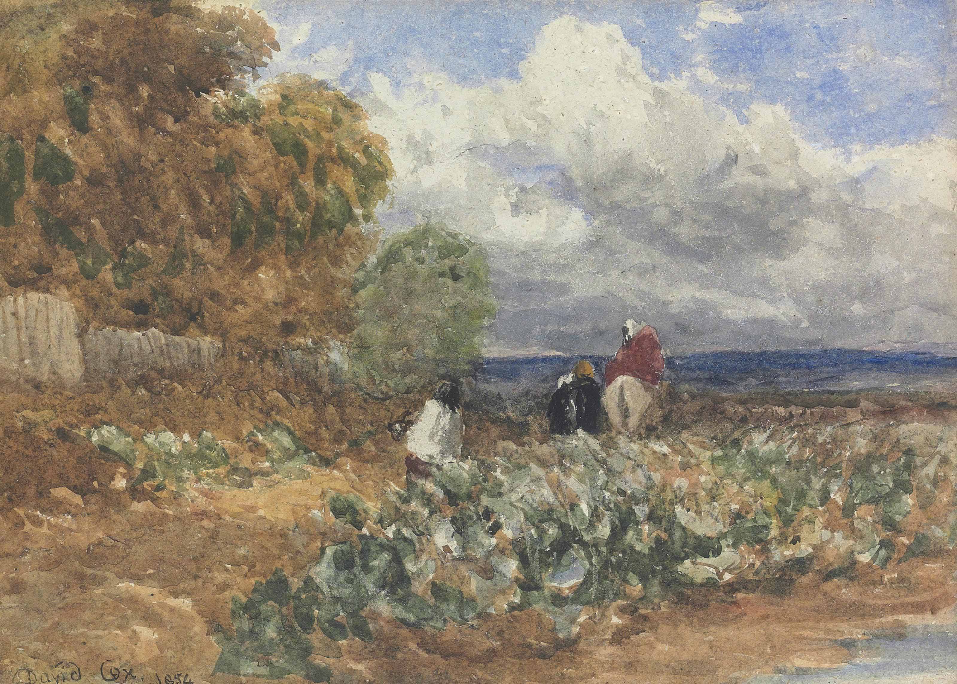 David Cox — Окраина парка Пакенхэм