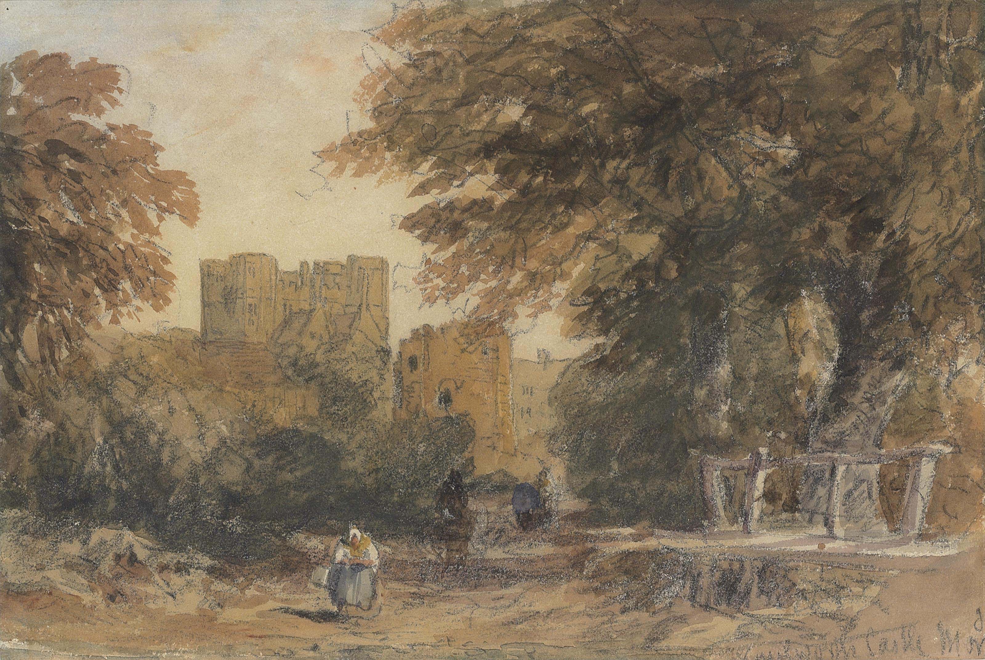 David Cox — Замок Кенилворт, графство Уорикшир