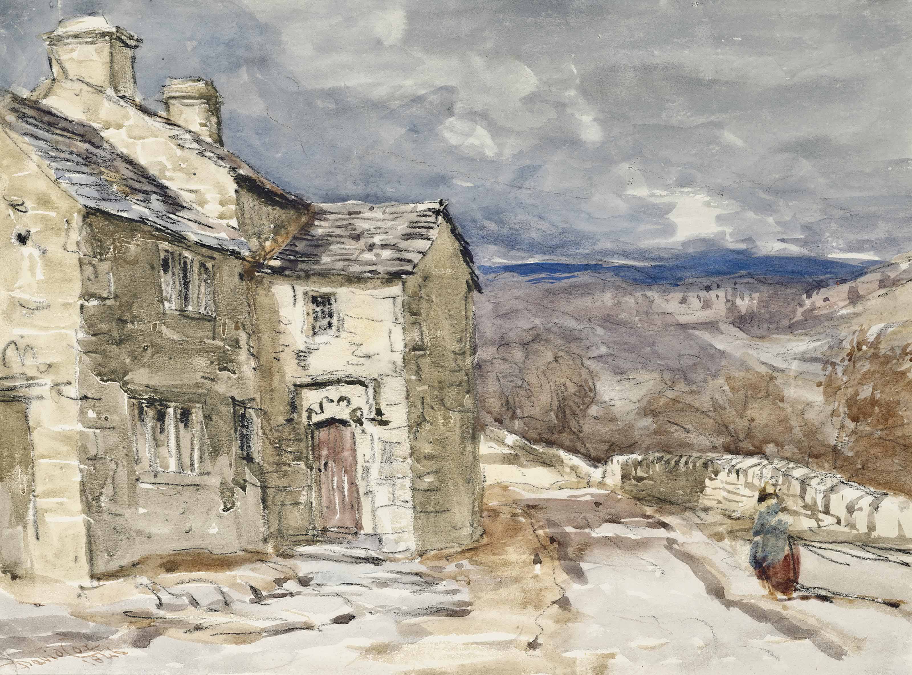 David Cox — Фигура на дорожке