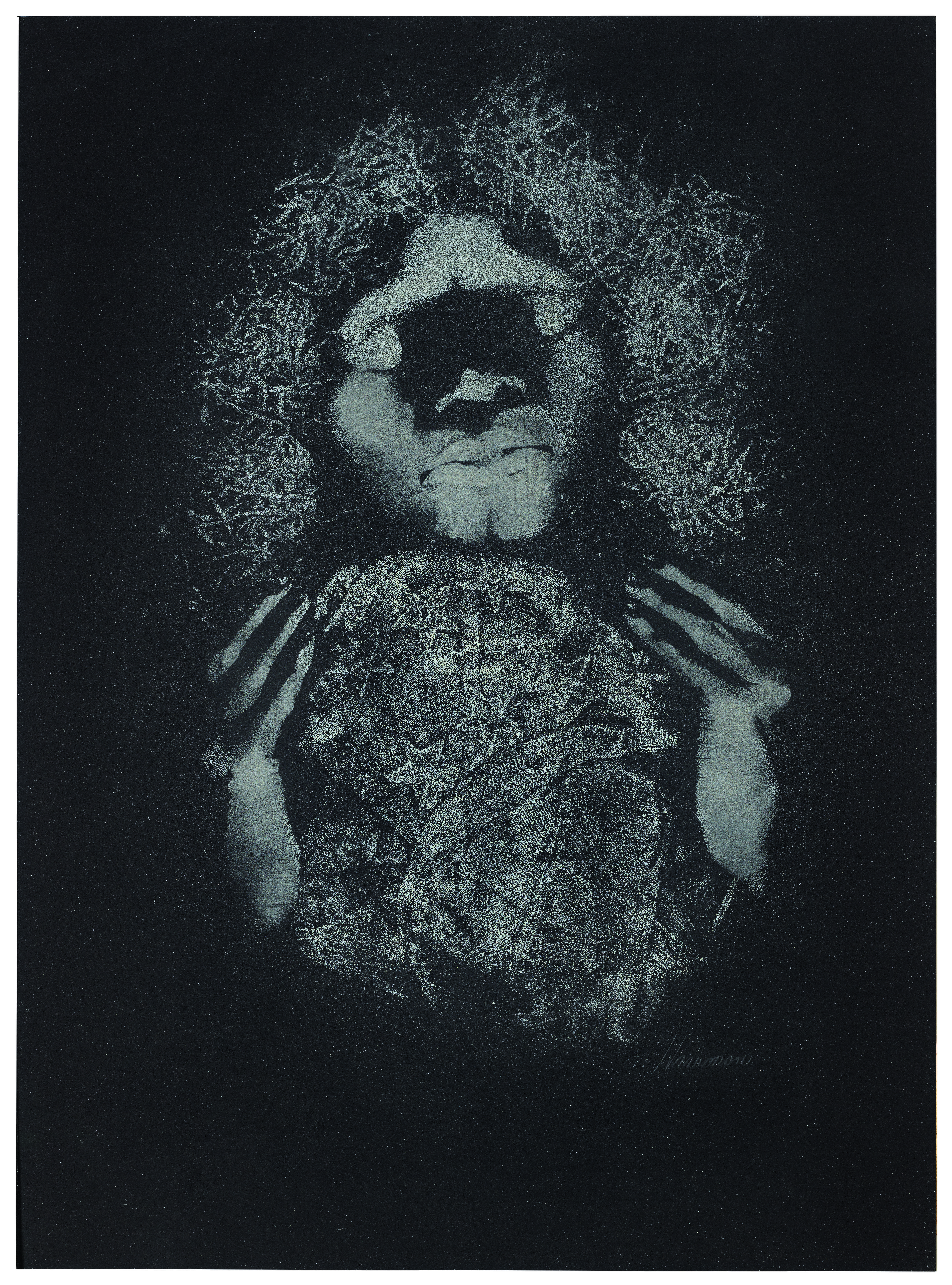 David Hammons — Без названия (телесный принт)