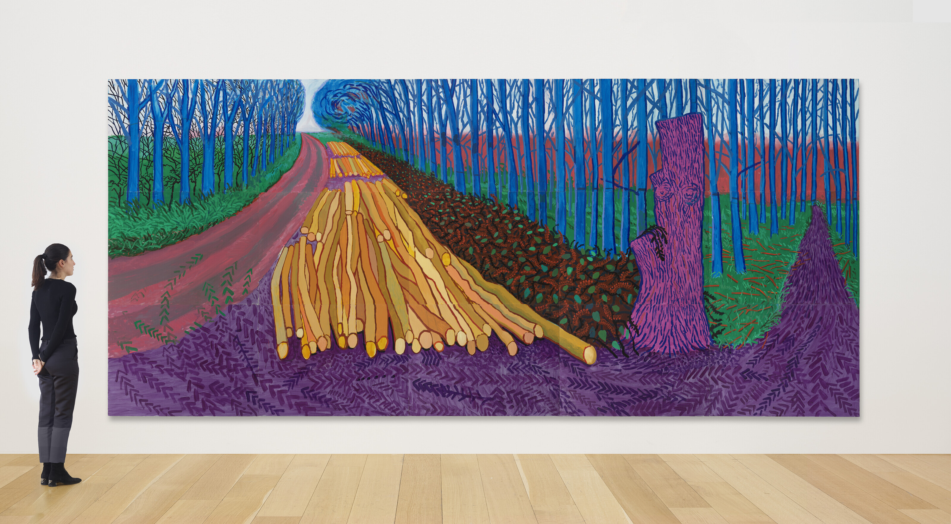David Hockney — Зимняя древесина, изображение 3