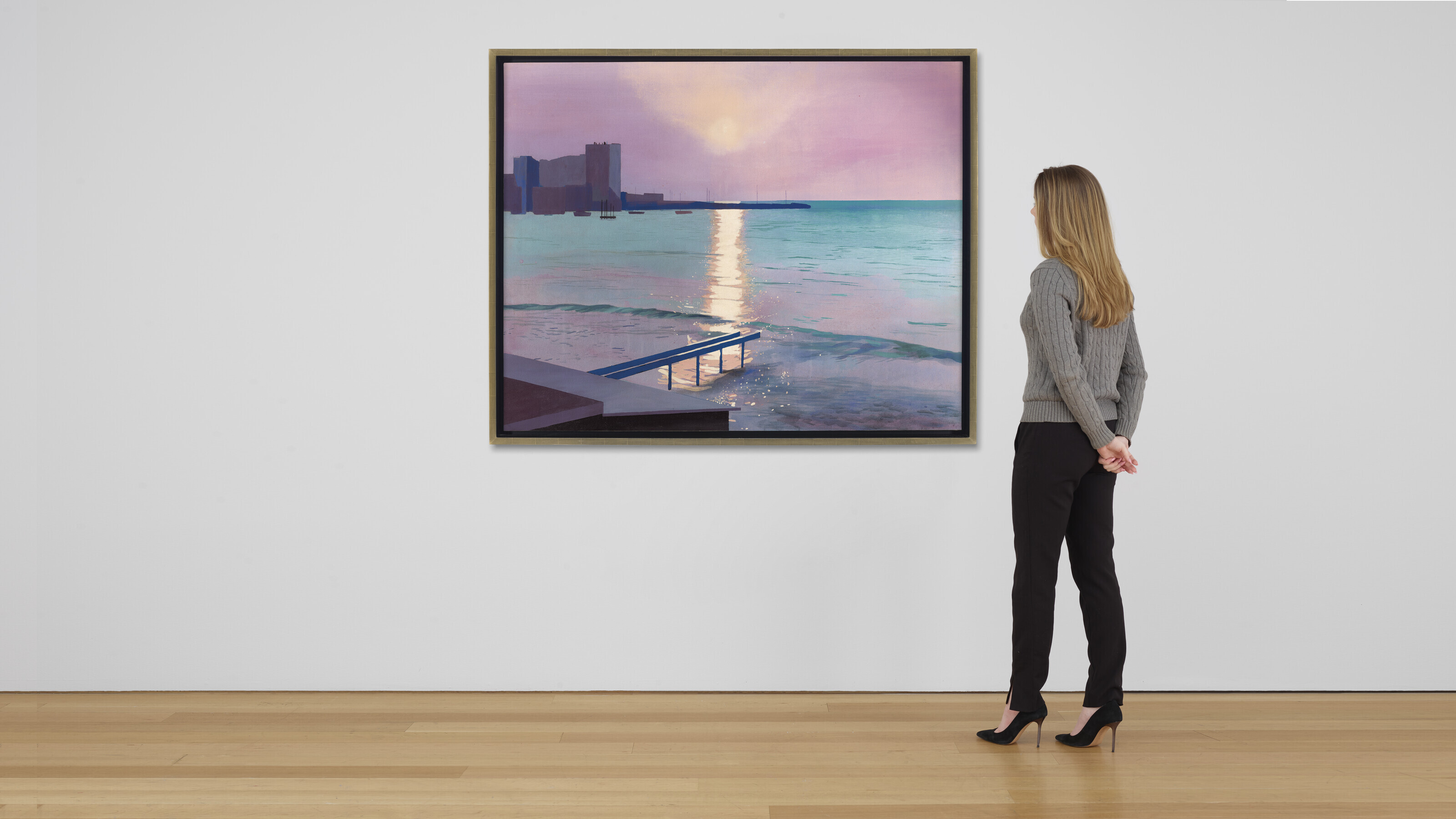 David Hockney — Раннее утро, Сент-Максим, изображение 2