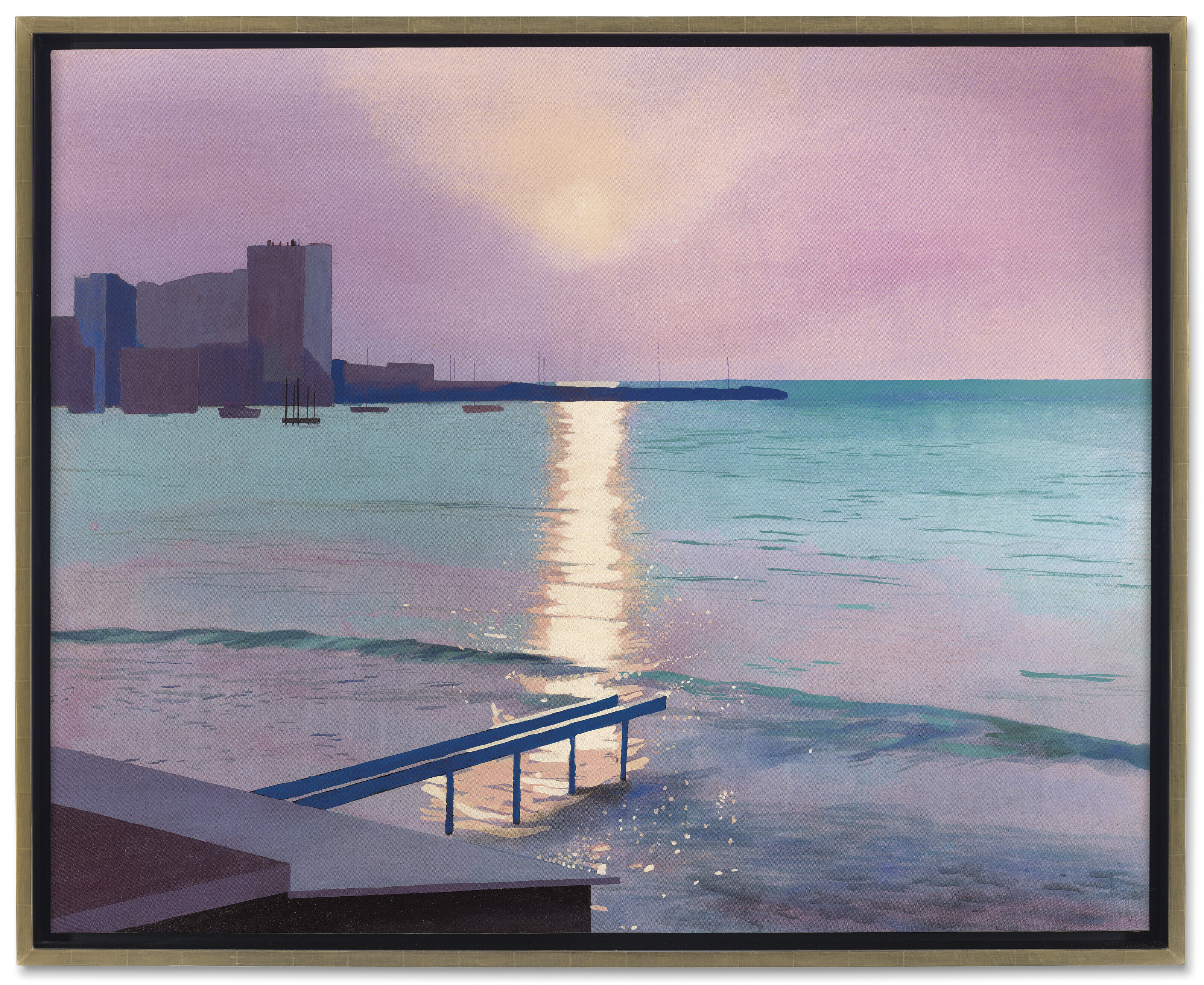 David Hockney — Раннее утро, Сент-Максим, изображение 4