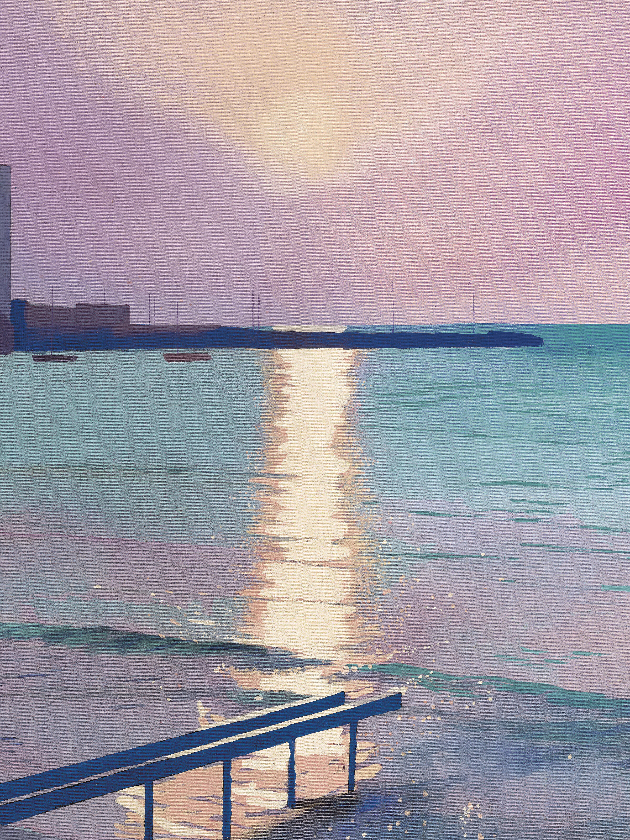 David Hockney — Раннее утро, Сент-Максим, изображение 7