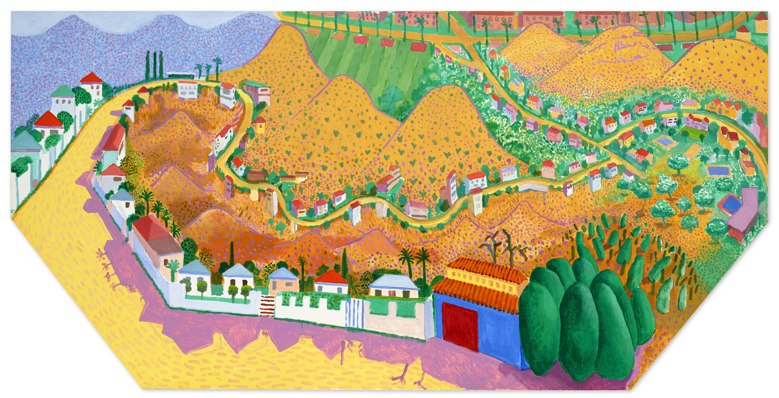 David Hockney — Каньон Николс III, изображение 1