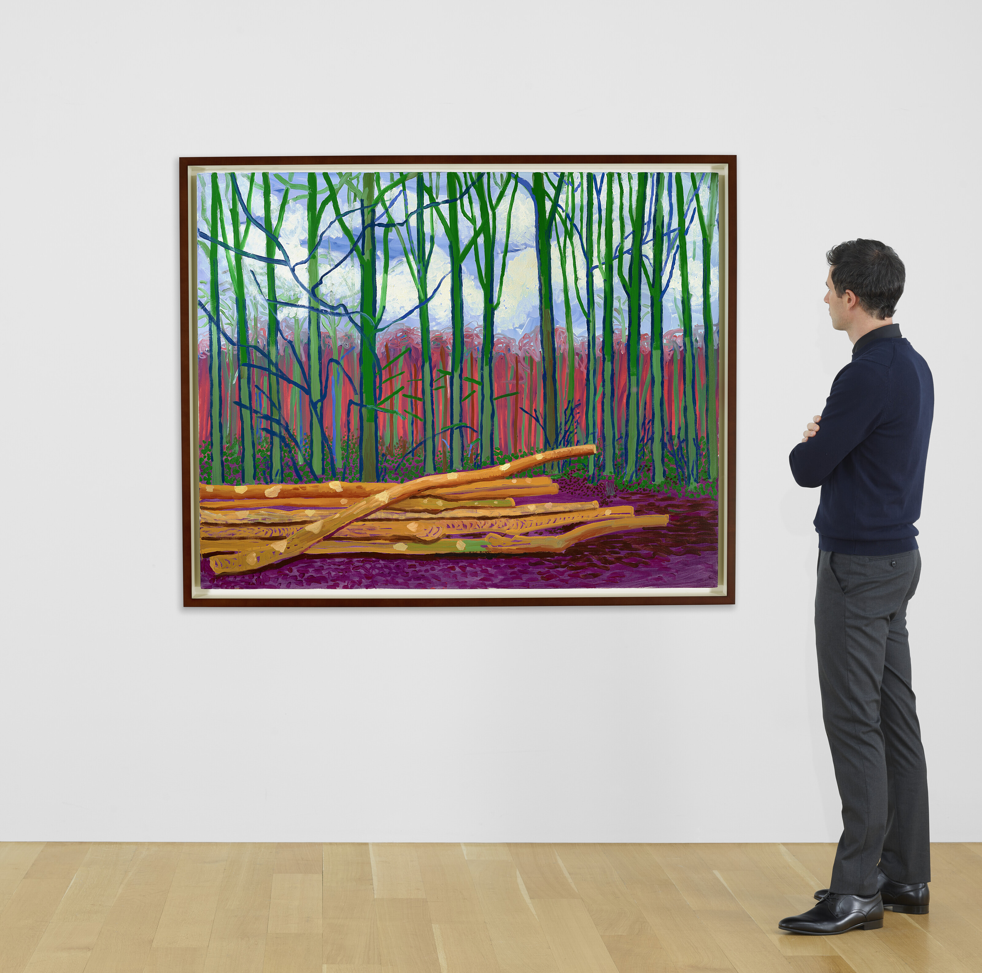 David Hockney — Поваленные деревья, изображение 4