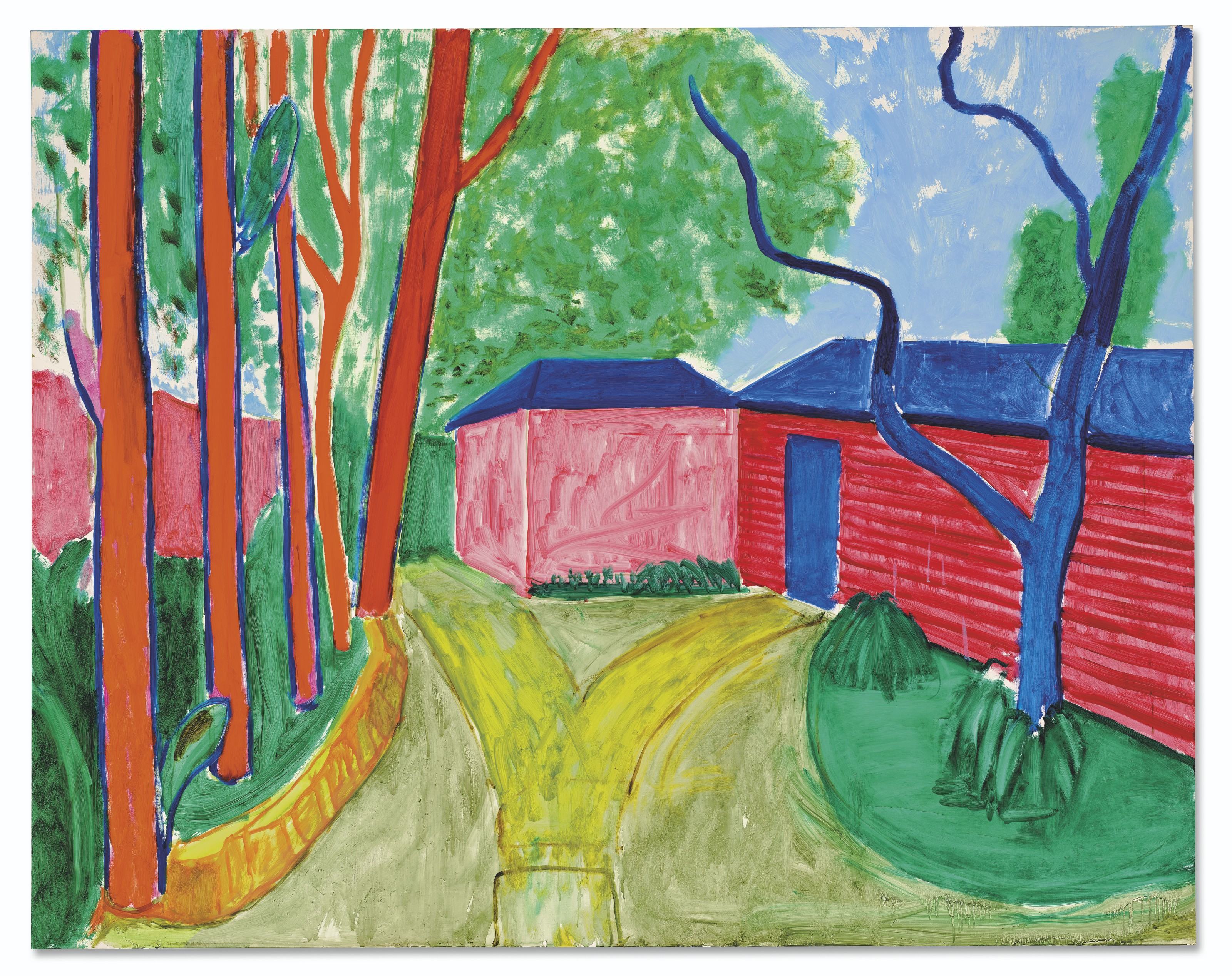 David Hockney — Сад гостевого дома, изображение 2