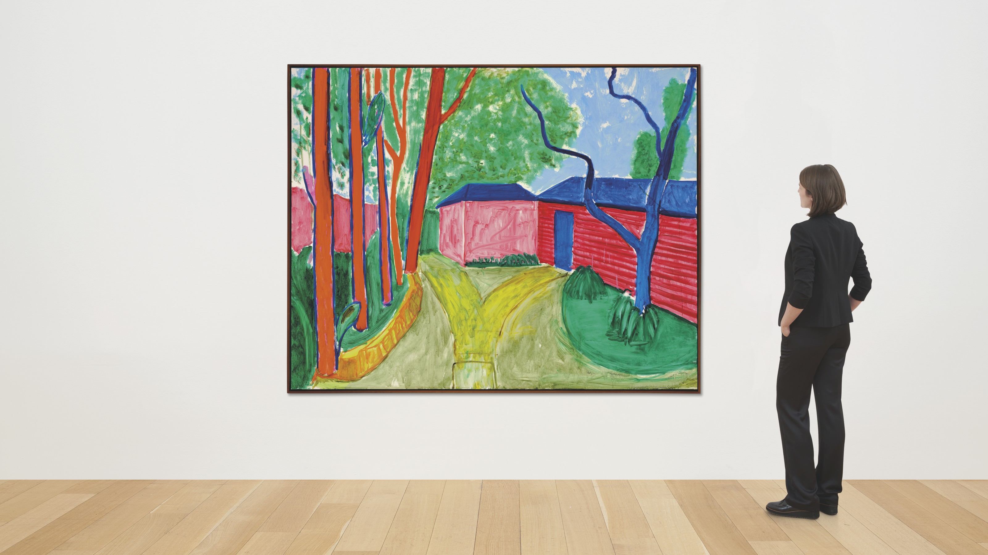 David Hockney — Сад гостевого дома, изображение 3