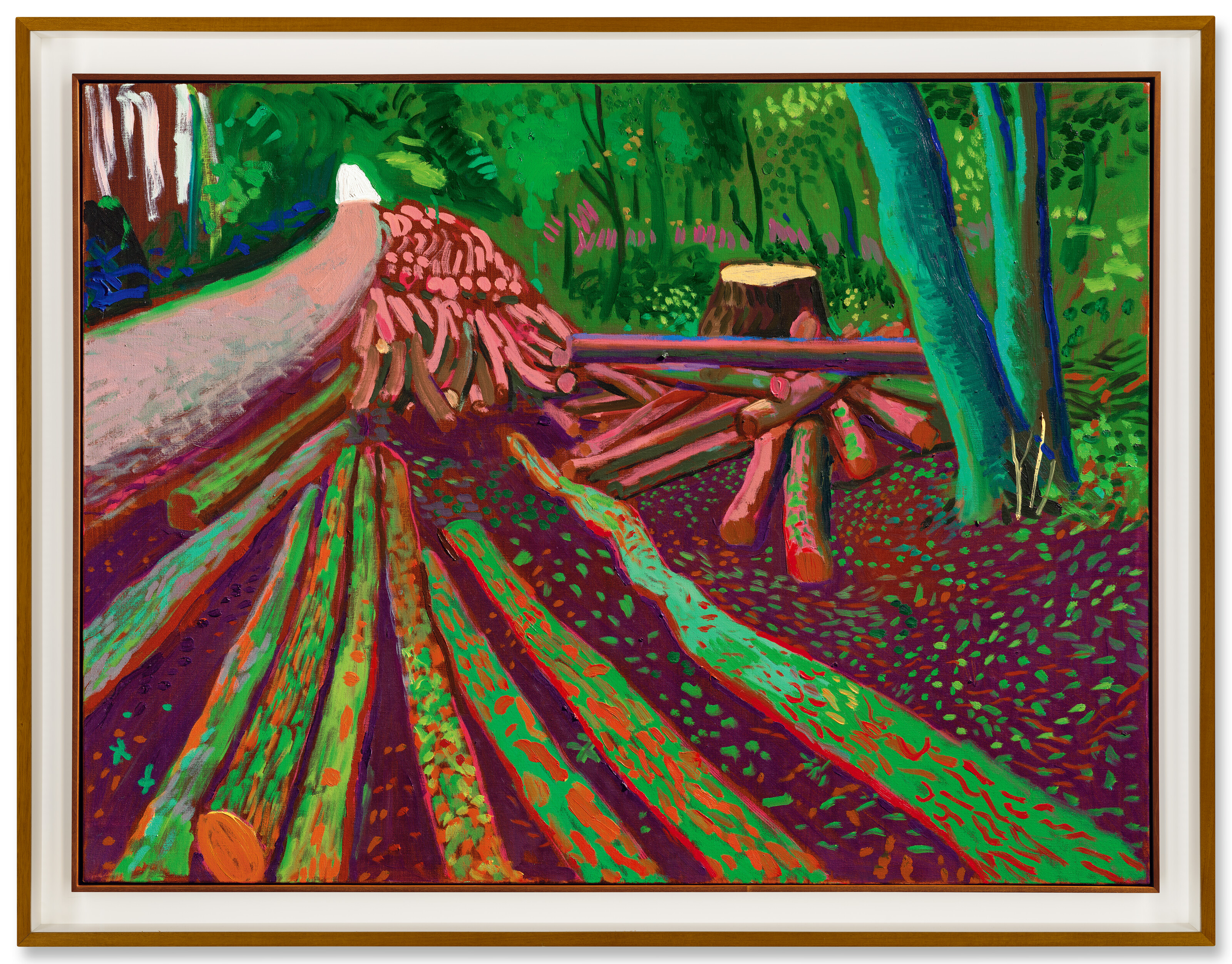 David Hockney — Еще больше древесины из Уолдгейта, 13 октября 2009 года, изображение 2
