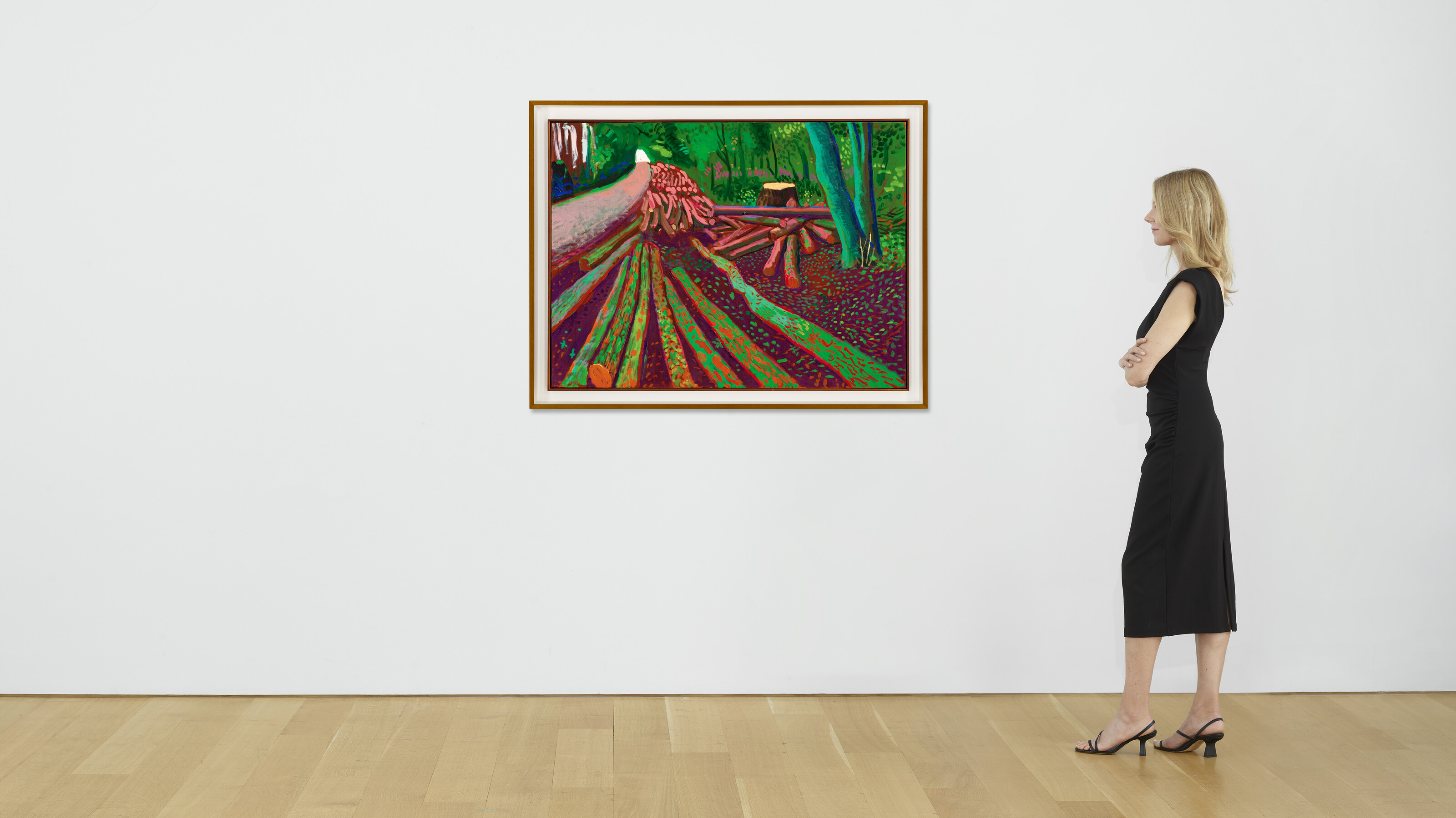 David Hockney — Еще больше древесины из Уолдгейта, 13 октября 2009 года, изображение 4