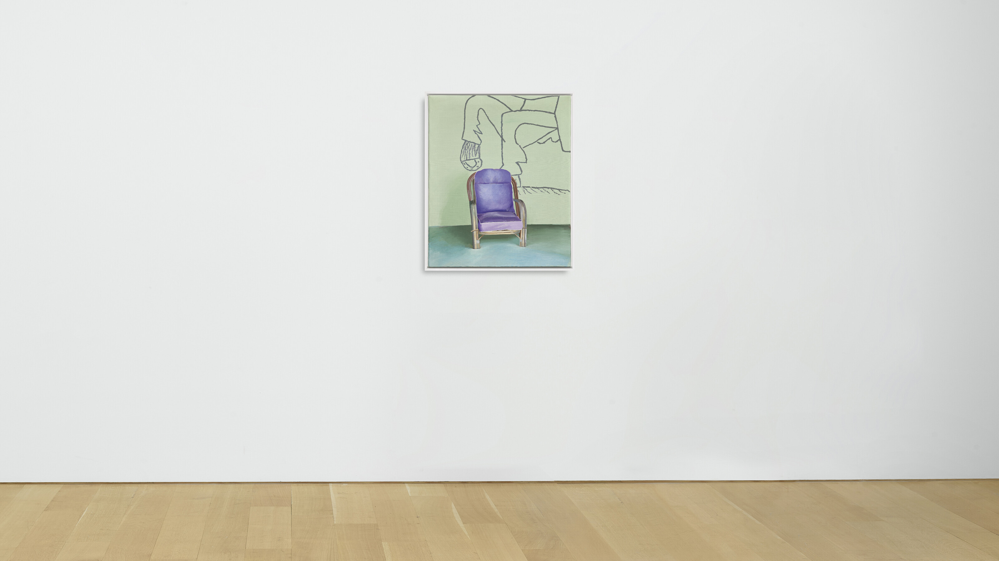 David Hockney — Стул с лошадью, нарисованной Пикассо, изображение 2