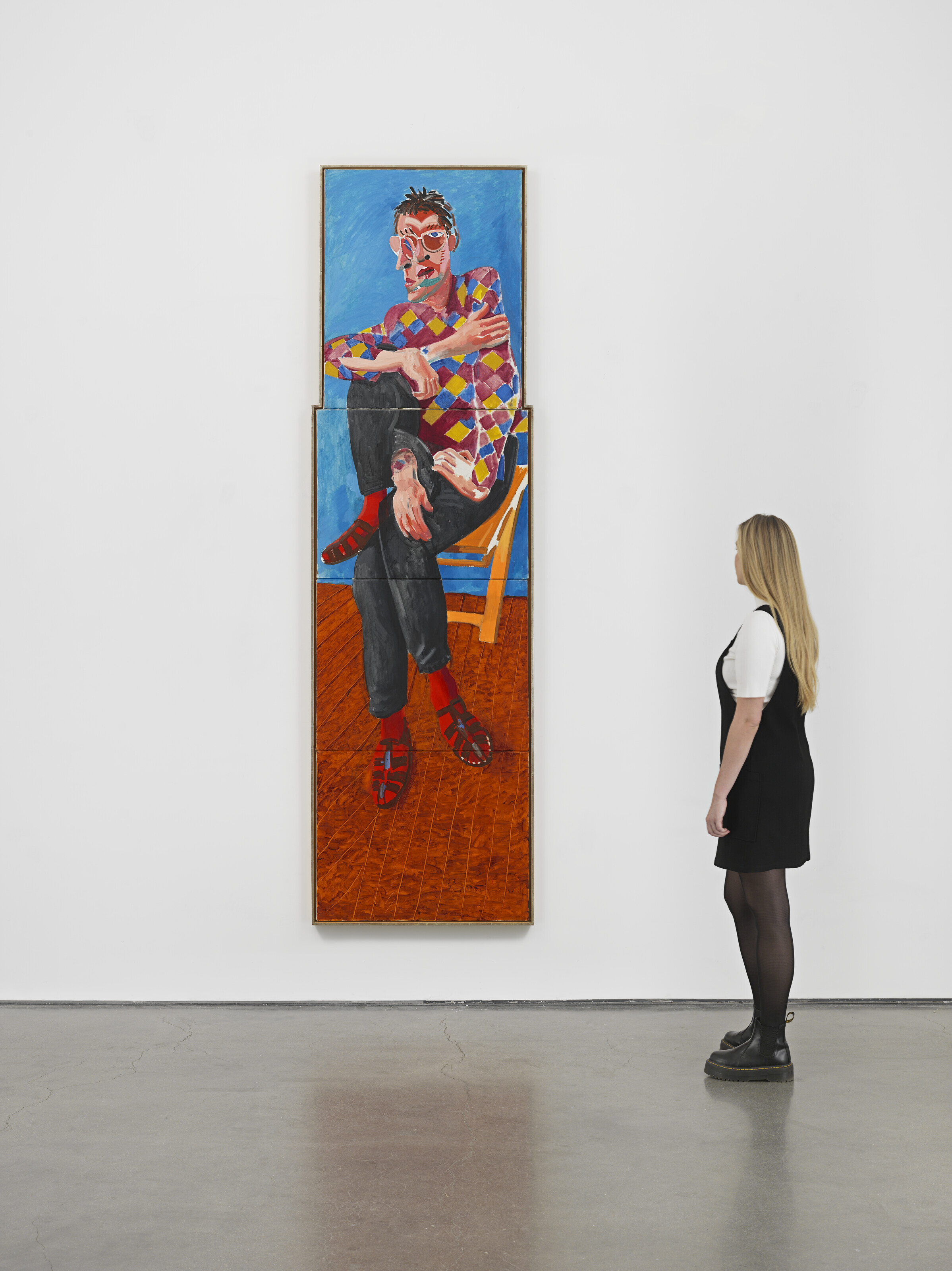 David Hockney — Дэвид Грейвс в рубашке Арлекина, изображение 2
