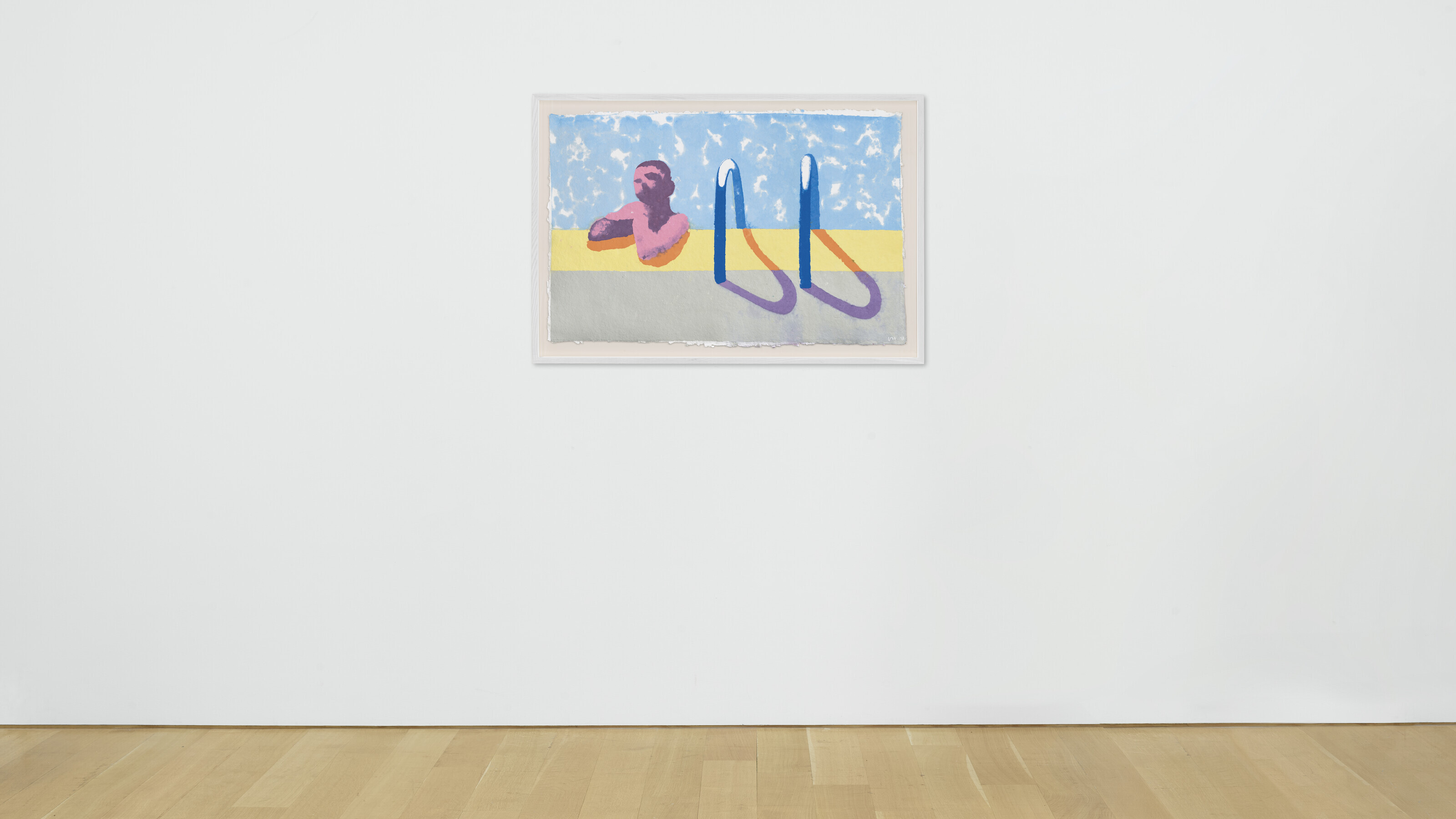 David Hockney — Грегори в бассейне (Бумажный бассейн 4), изображение 3