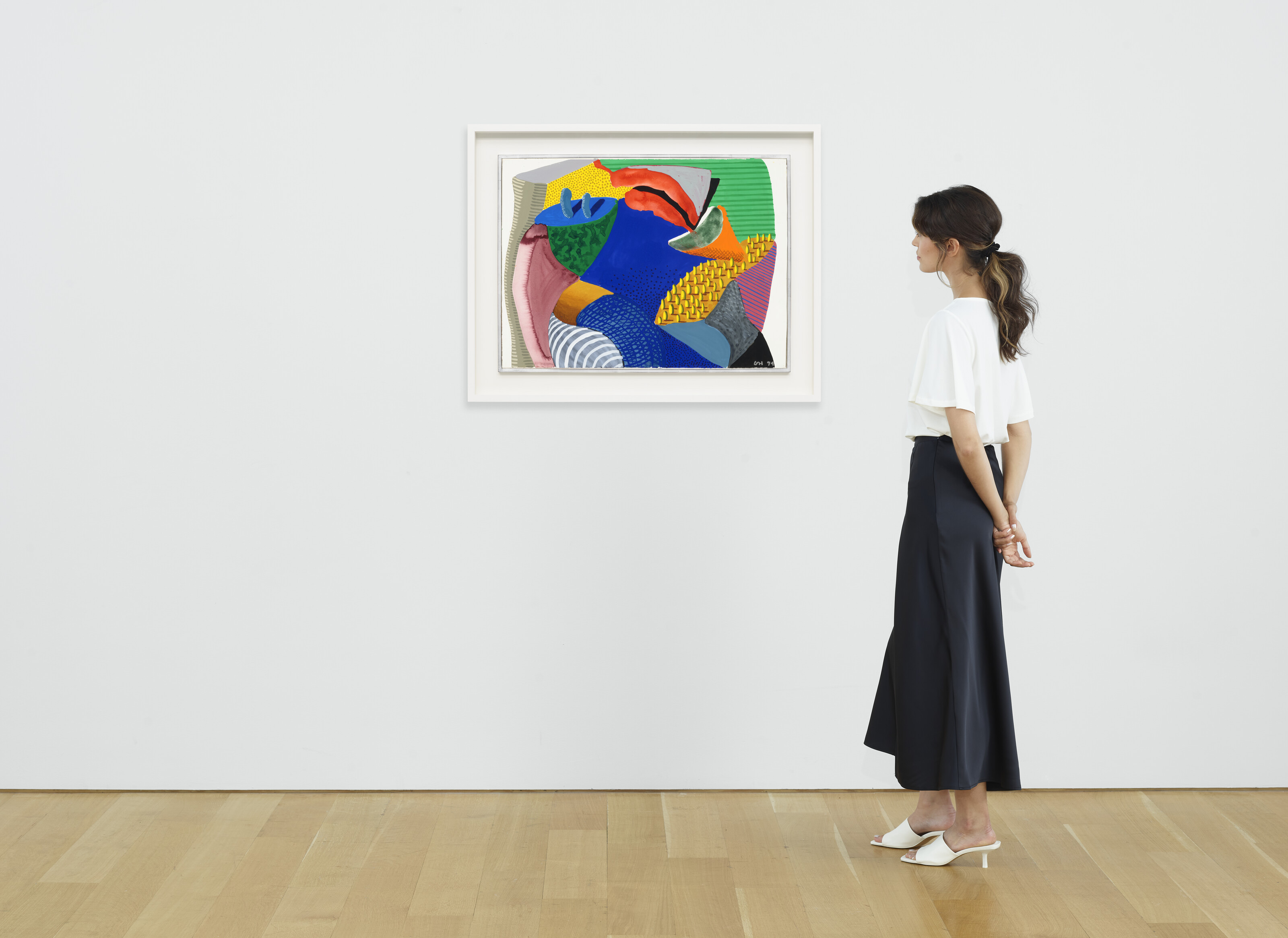 David Hockney — Рисунок гуашью, 1994, изображение 4