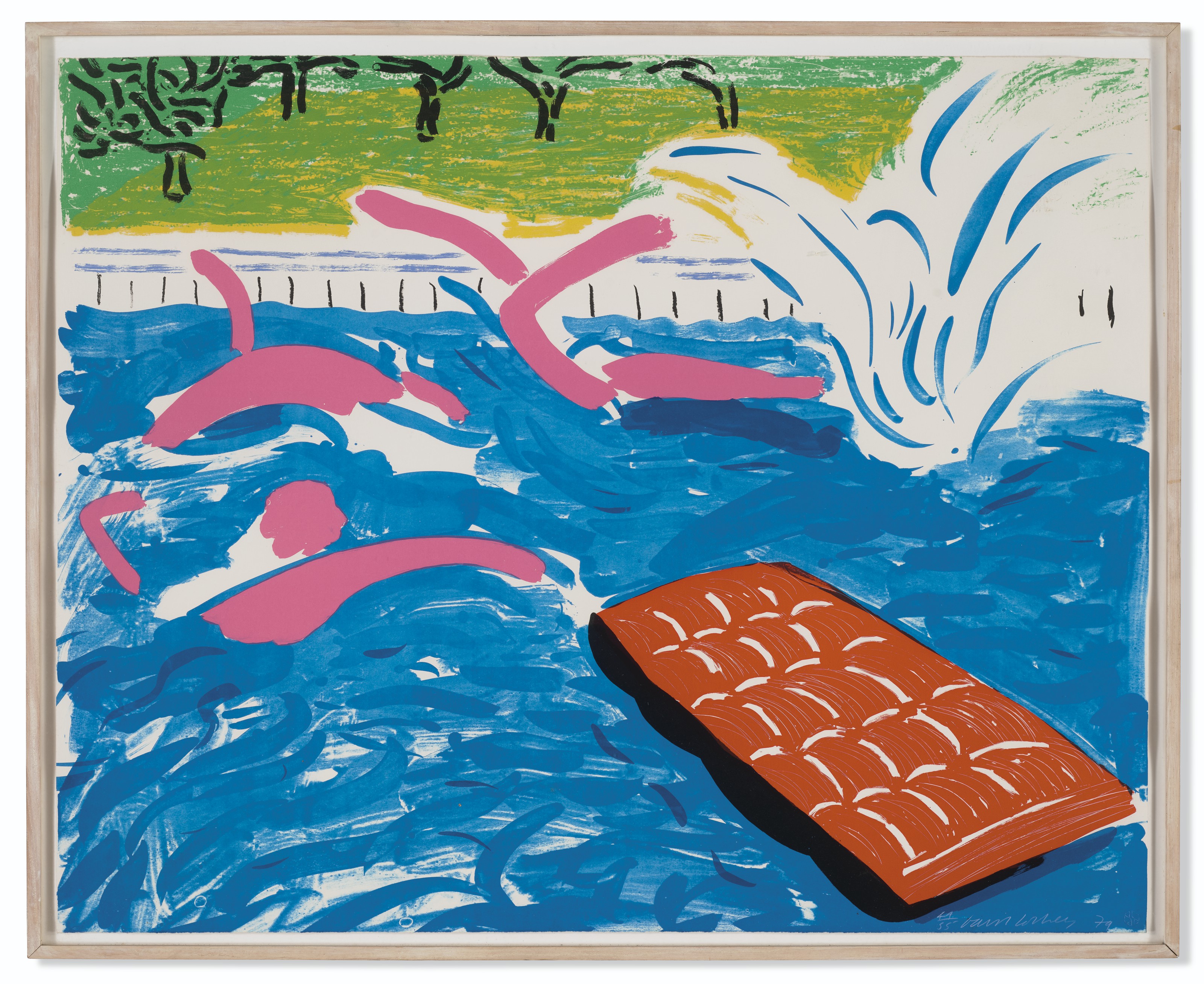 David Hockney — Послеобеденное плавание, изображение 2