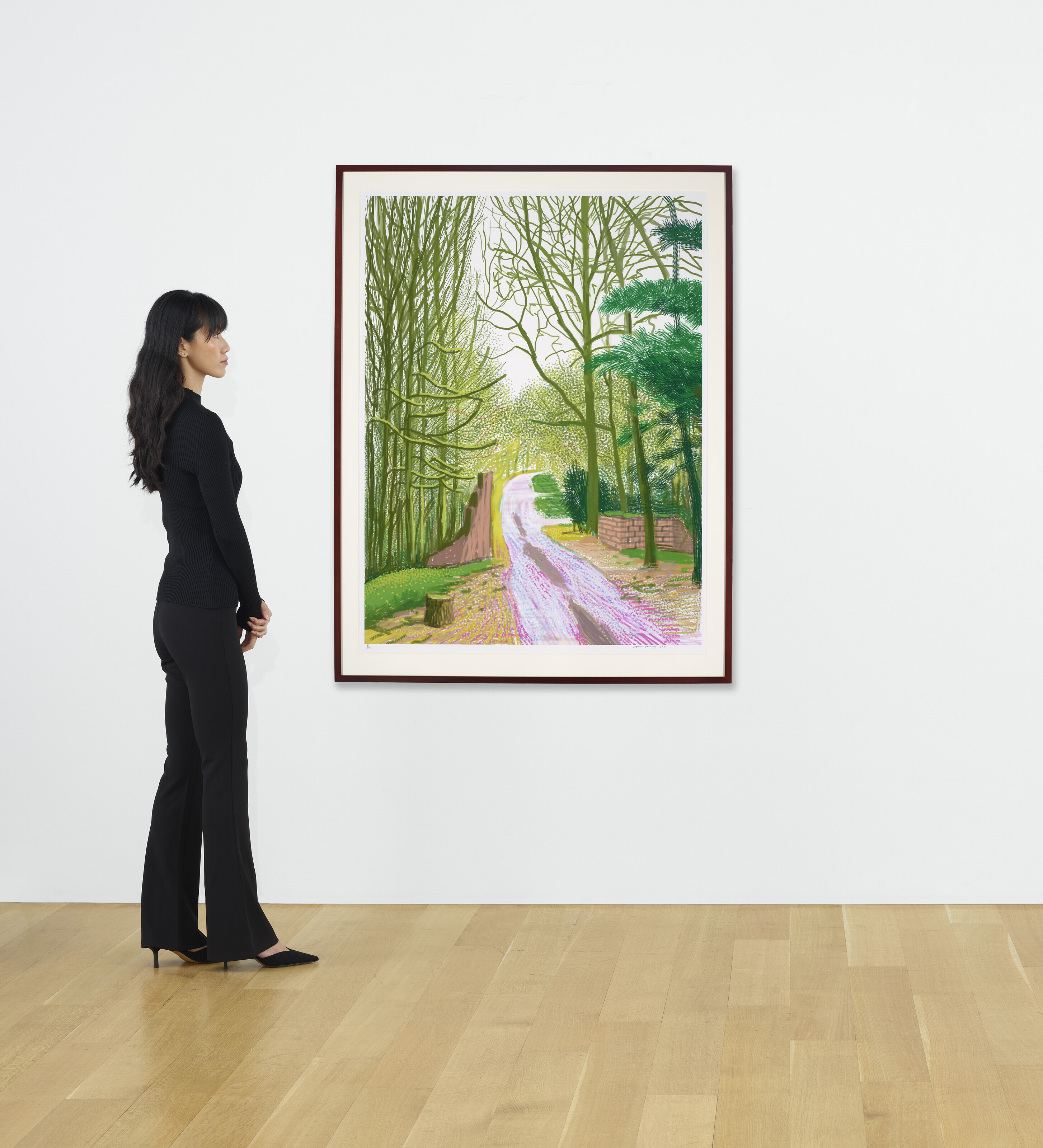 David Hockney — Приход весны в Уолдгейт, Восточный Йоркшир, в 2011 году (двадцать одиннадцать часов) - 30 марта 2011, изображение 3