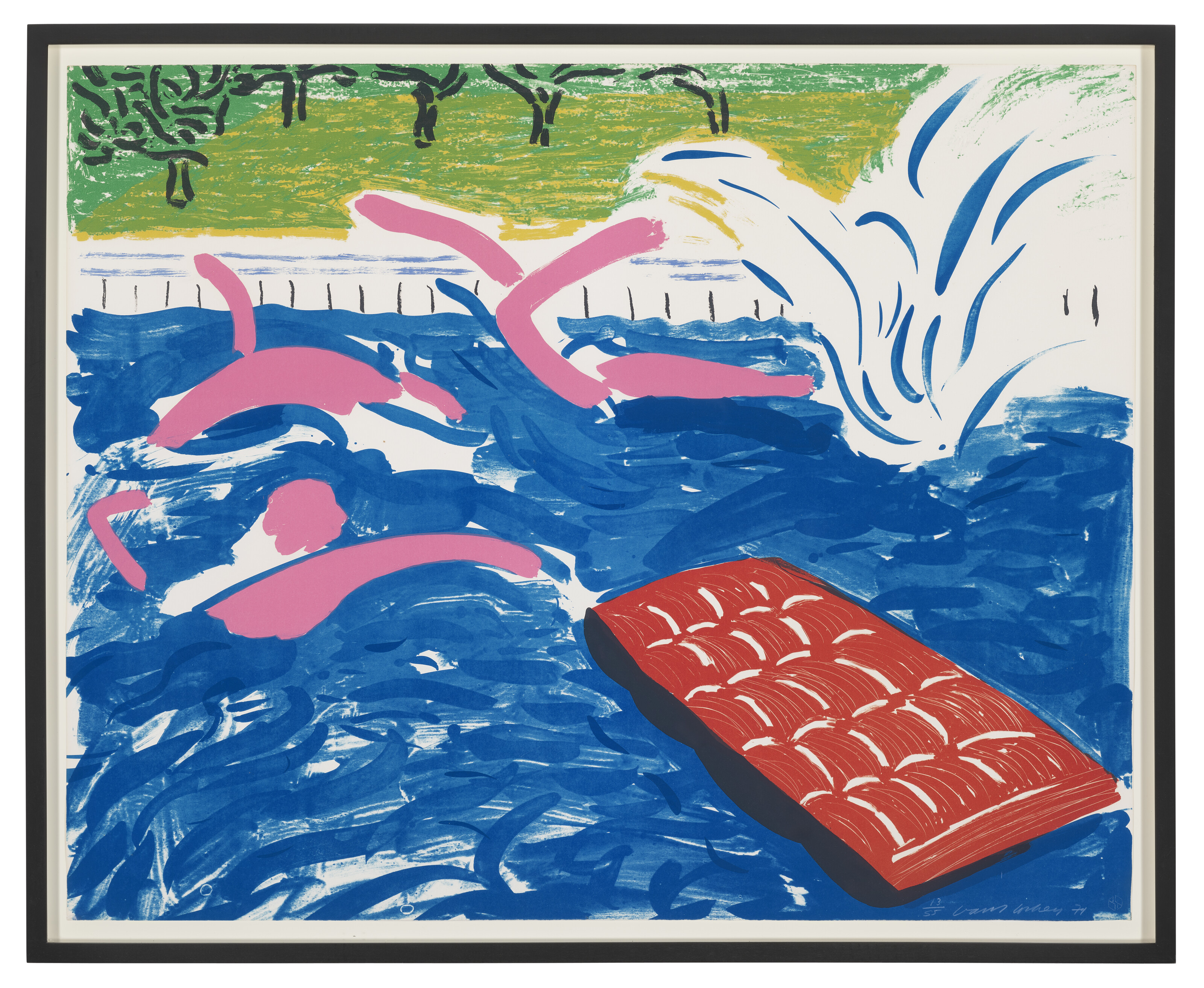 David Hockney — Послеобеденное плавание, изображение 2