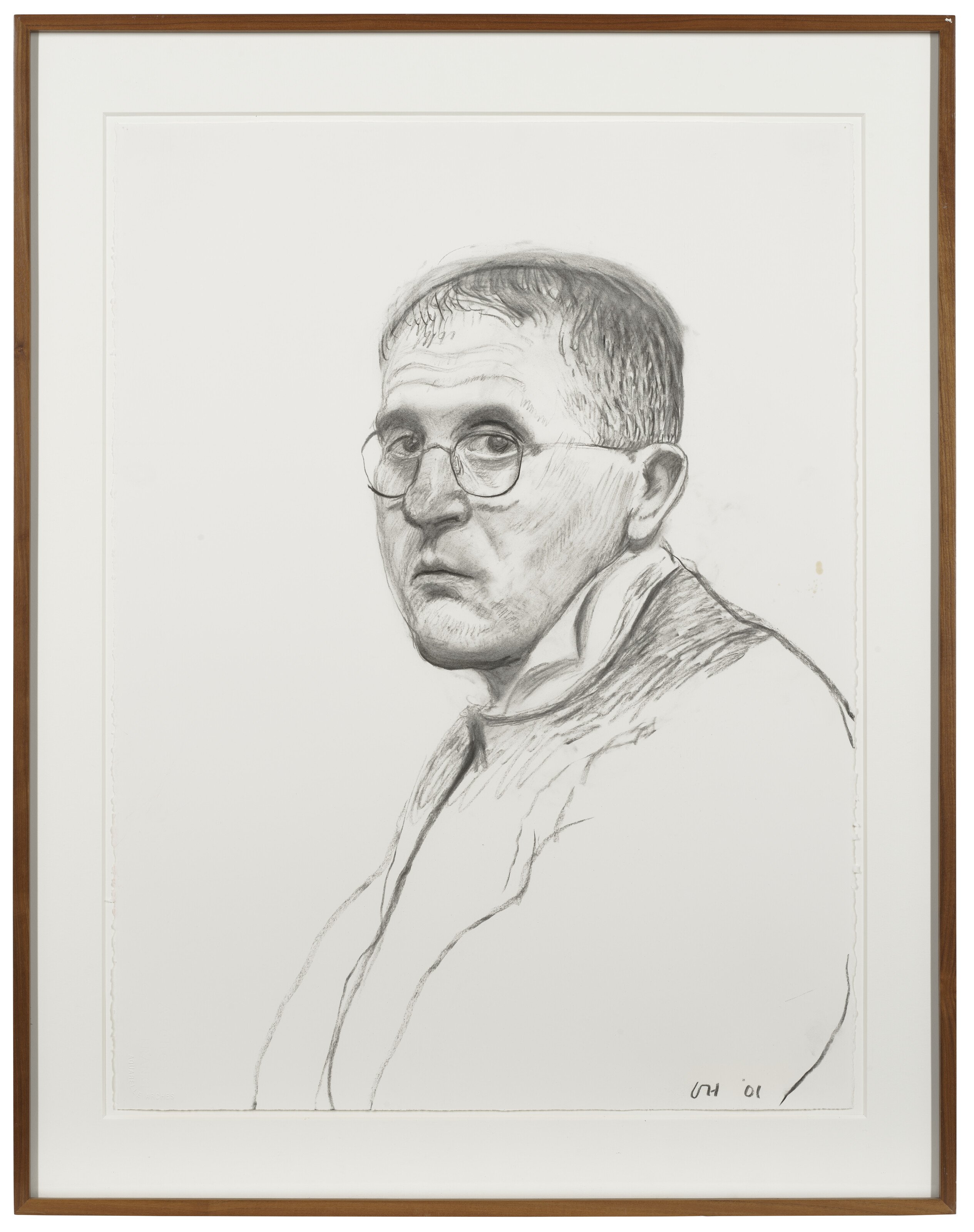 David Hockney — Автопортрет, выходные, 3 марта 2001 года, изображение 2