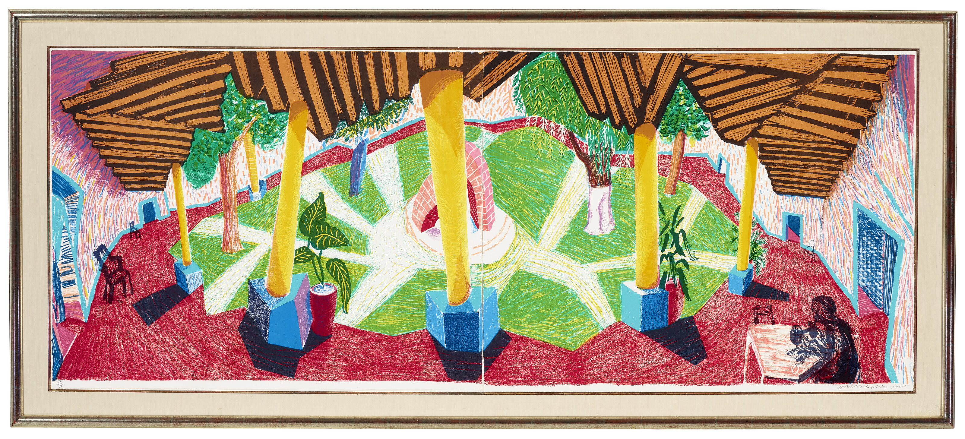 David Hockney — Отель "Акатлан": Две недели спустя после переезда в центр внимания, изображение 2