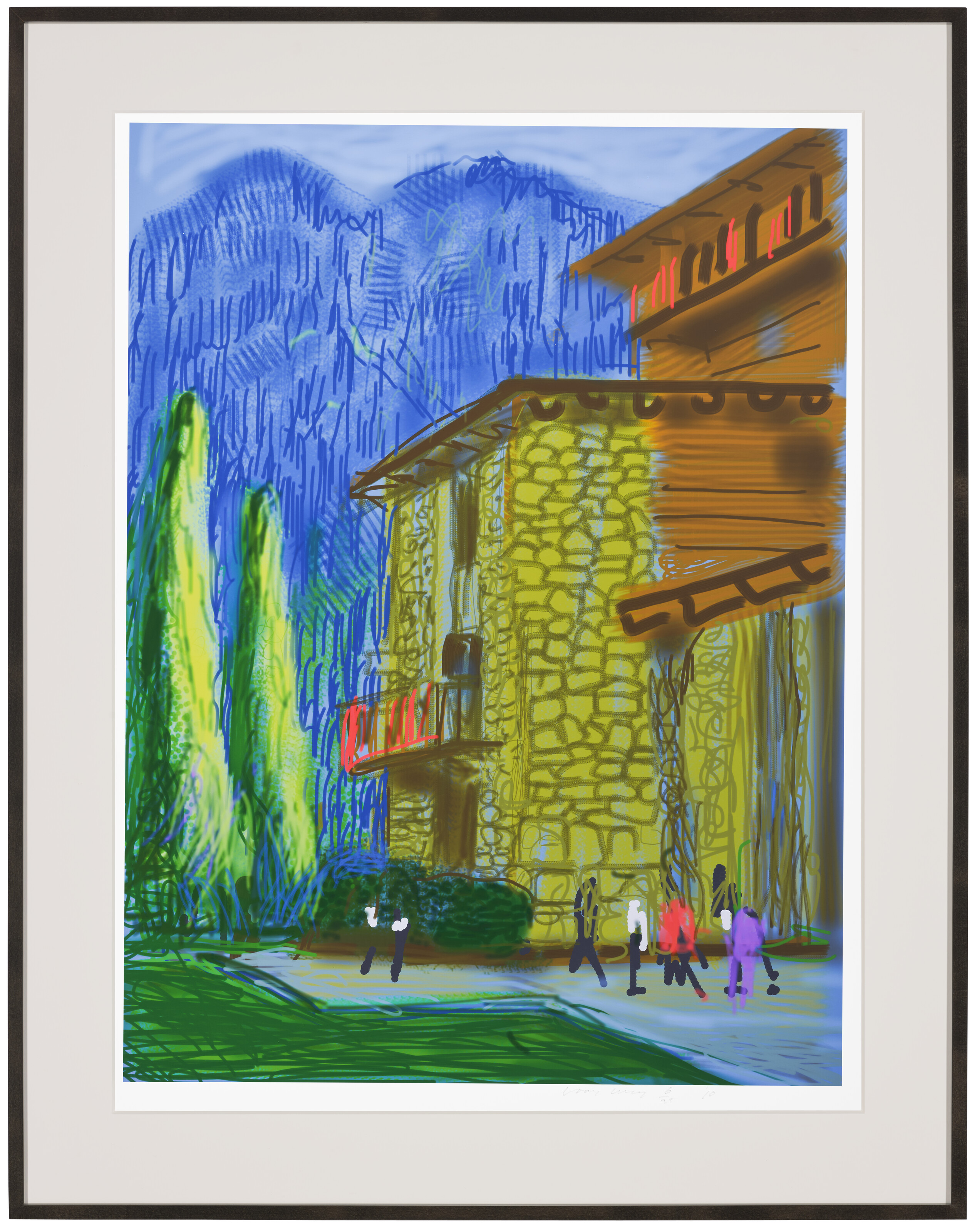 David Hockney — Без названия № 1, из Йосемитского комплекса, изображение 2