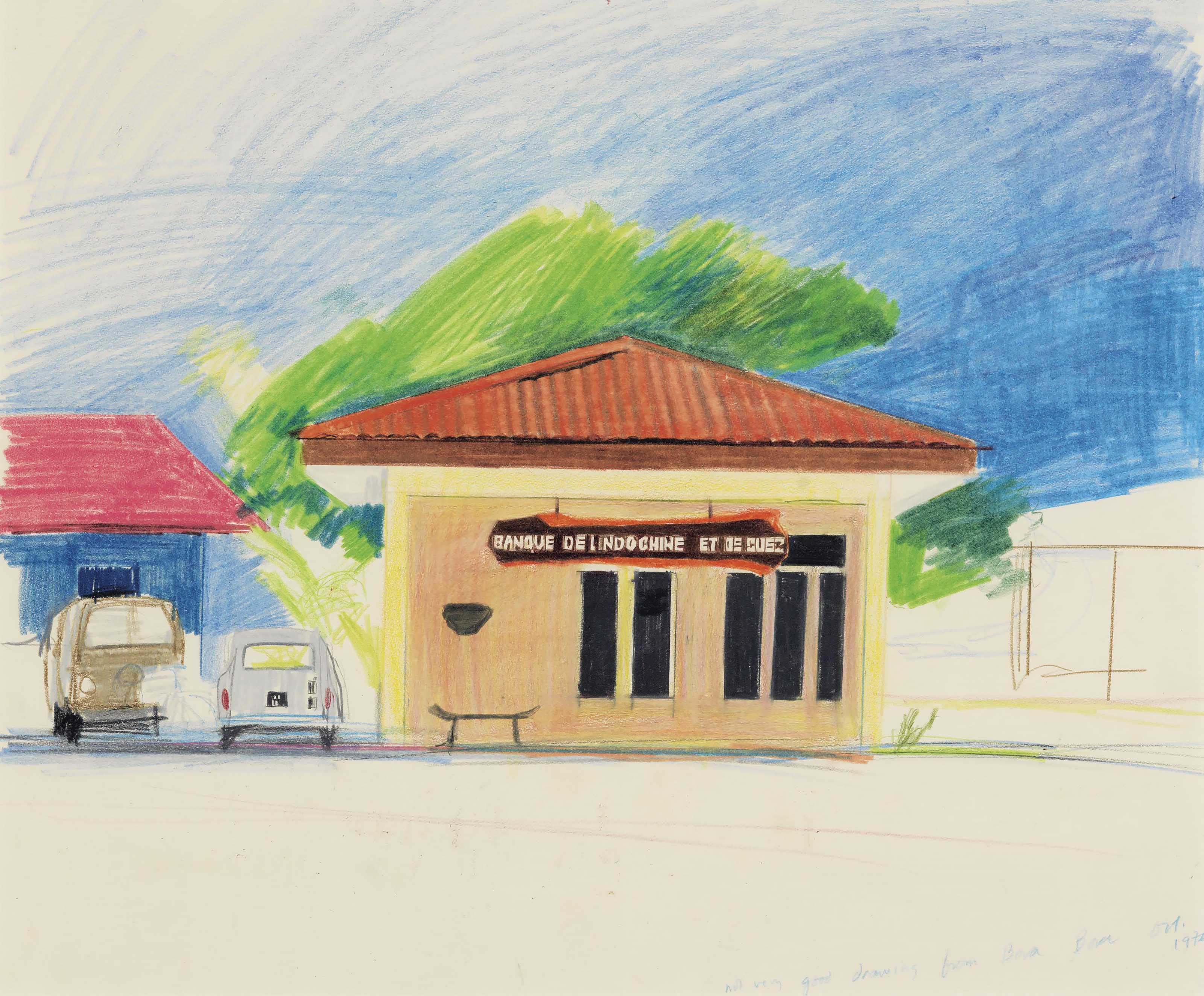David Hockney — Бора-Бора