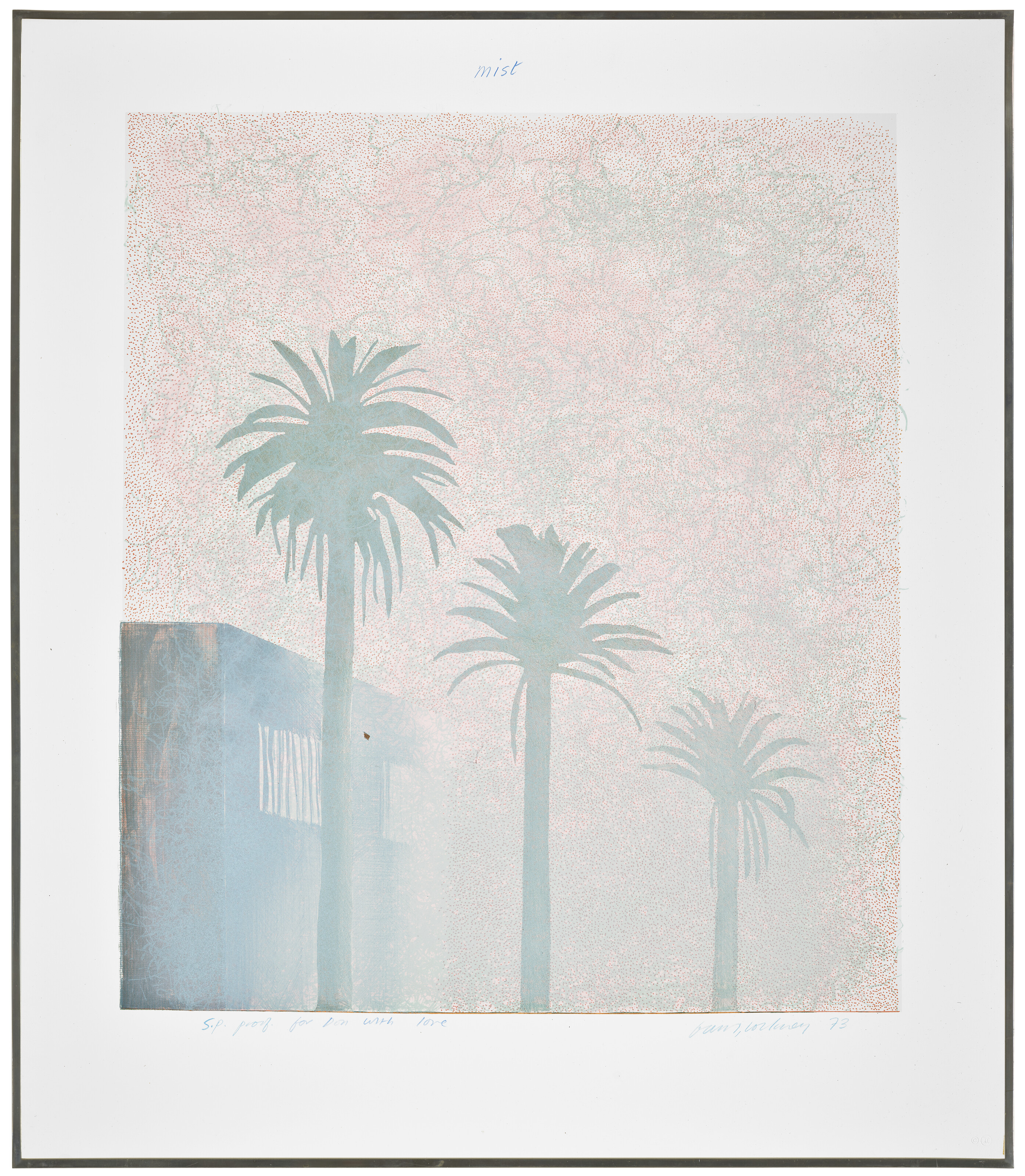 David Hockney — Туман, из серии "Погода", изображение 2
