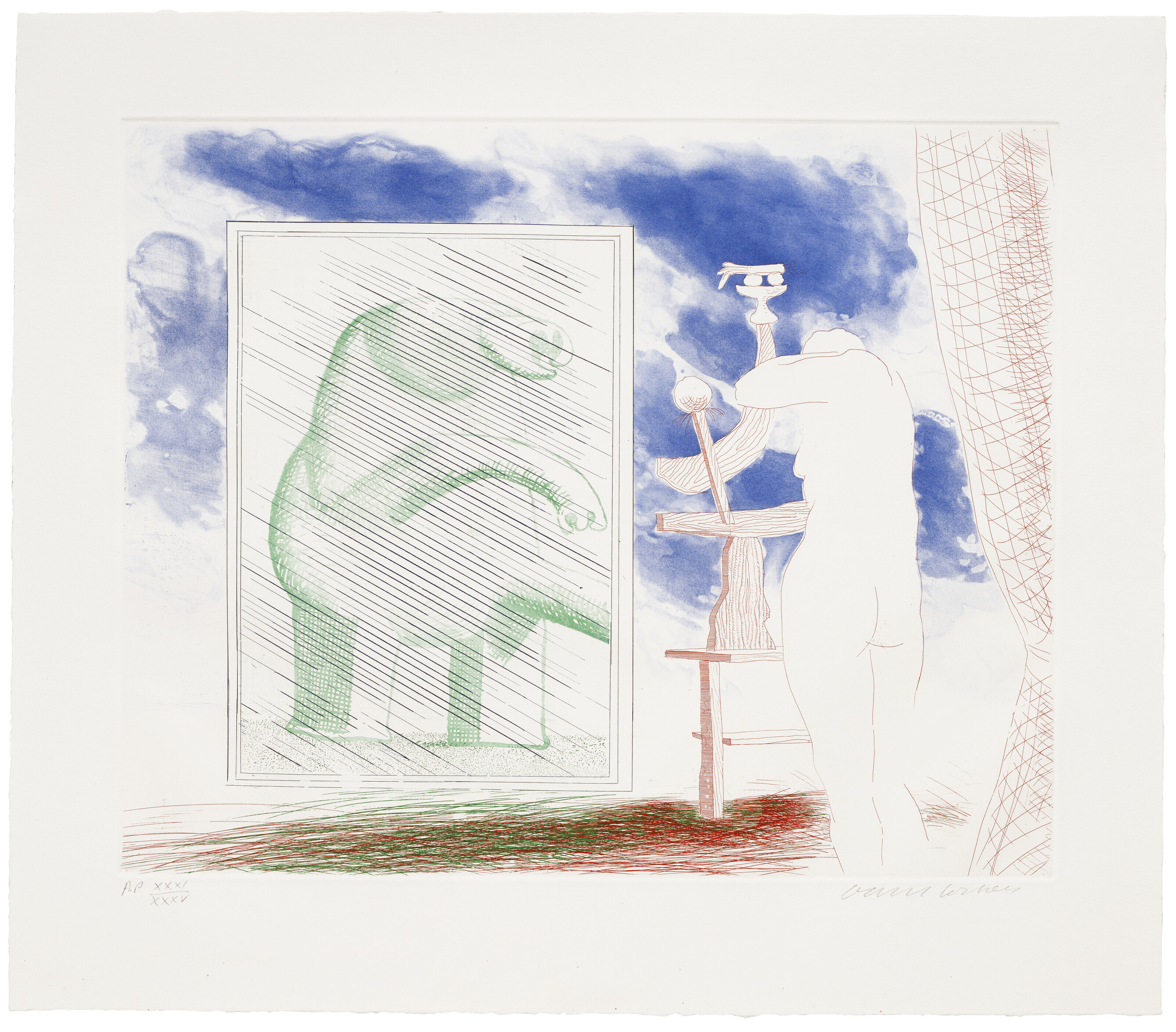 David Hockney — Синяя гитара, изображение 13