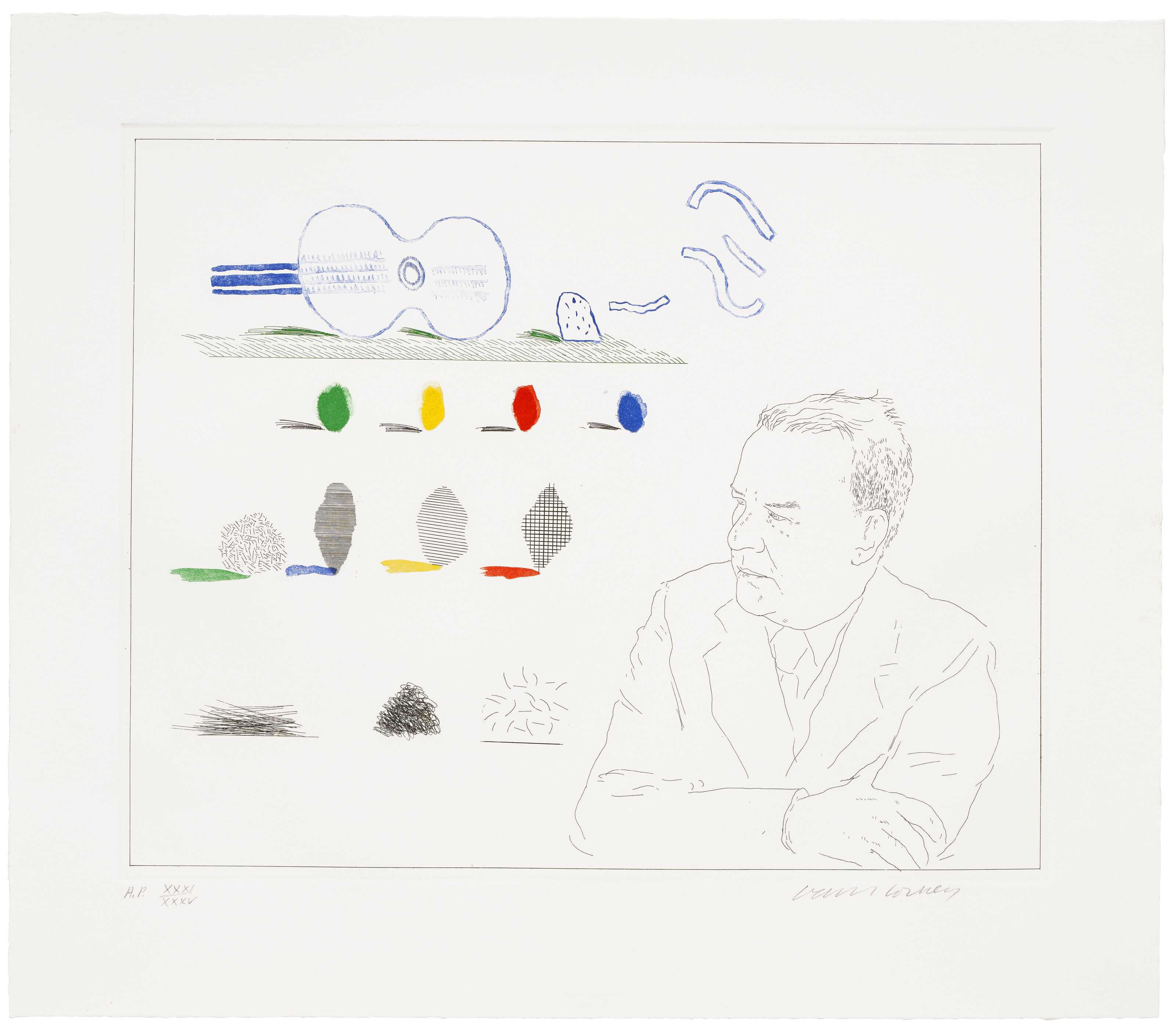 David Hockney — Синяя гитара, изображение 14