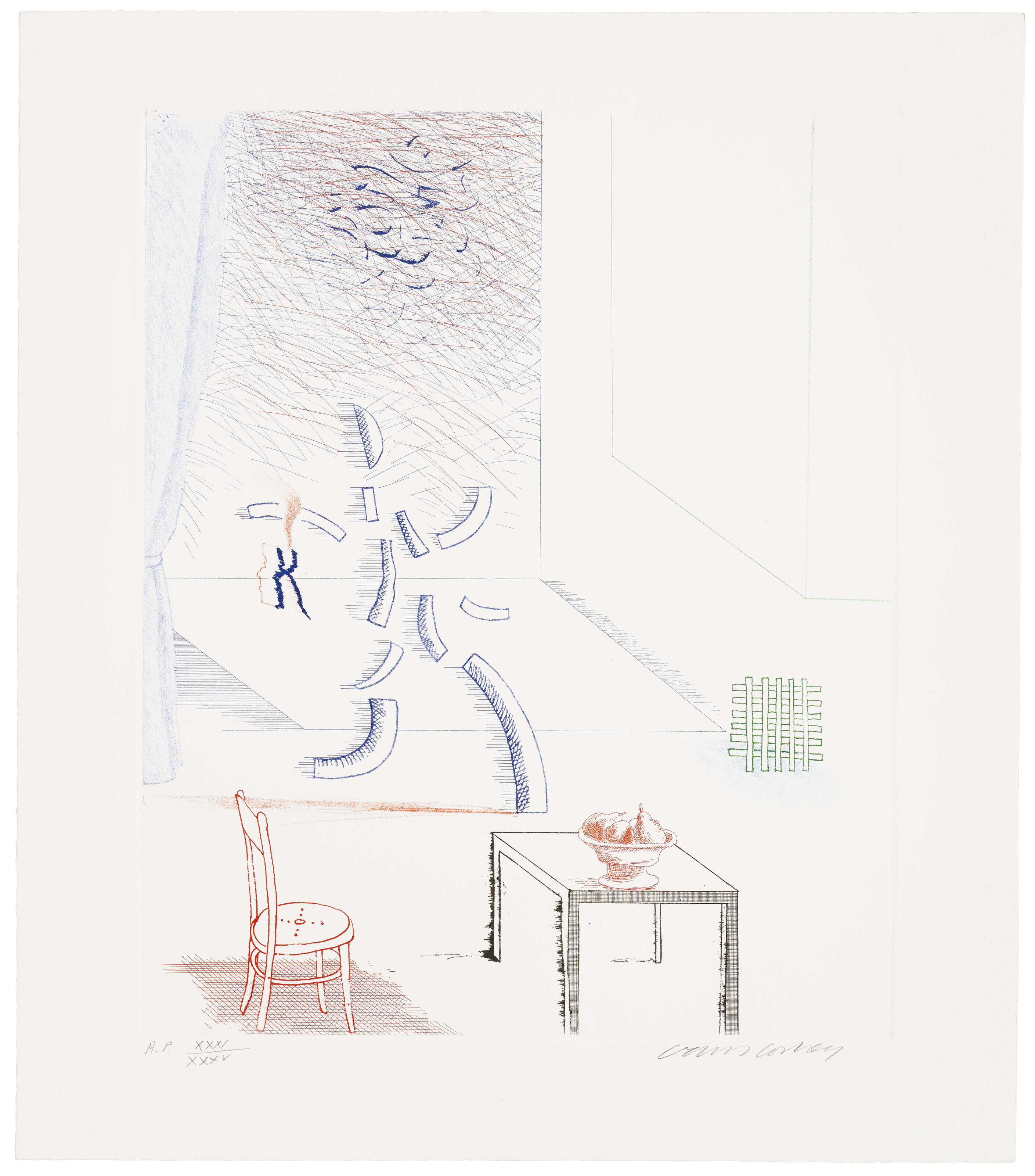David Hockney — Синяя гитара, изображение 16