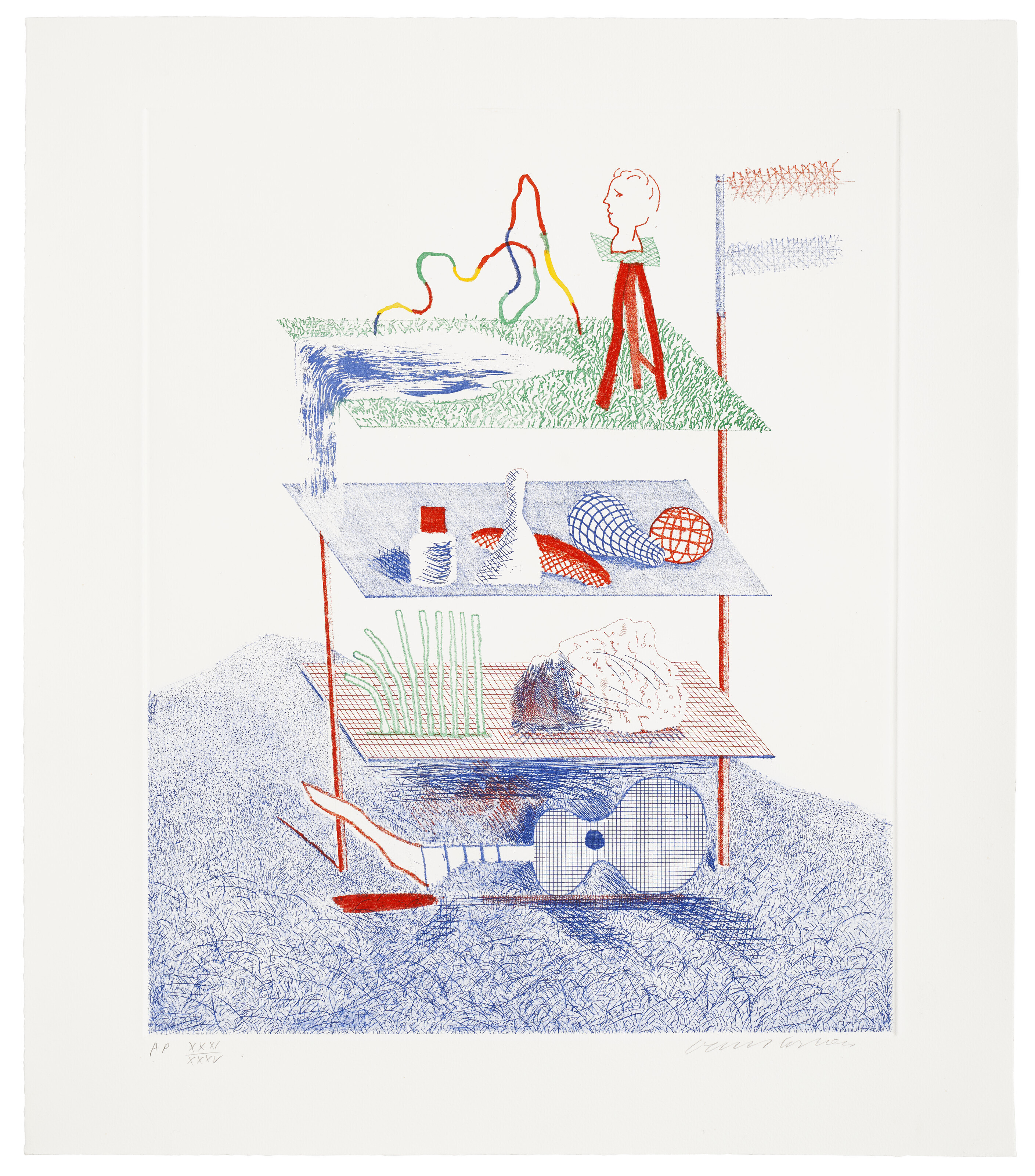David Hockney — Синяя гитара, изображение 20
