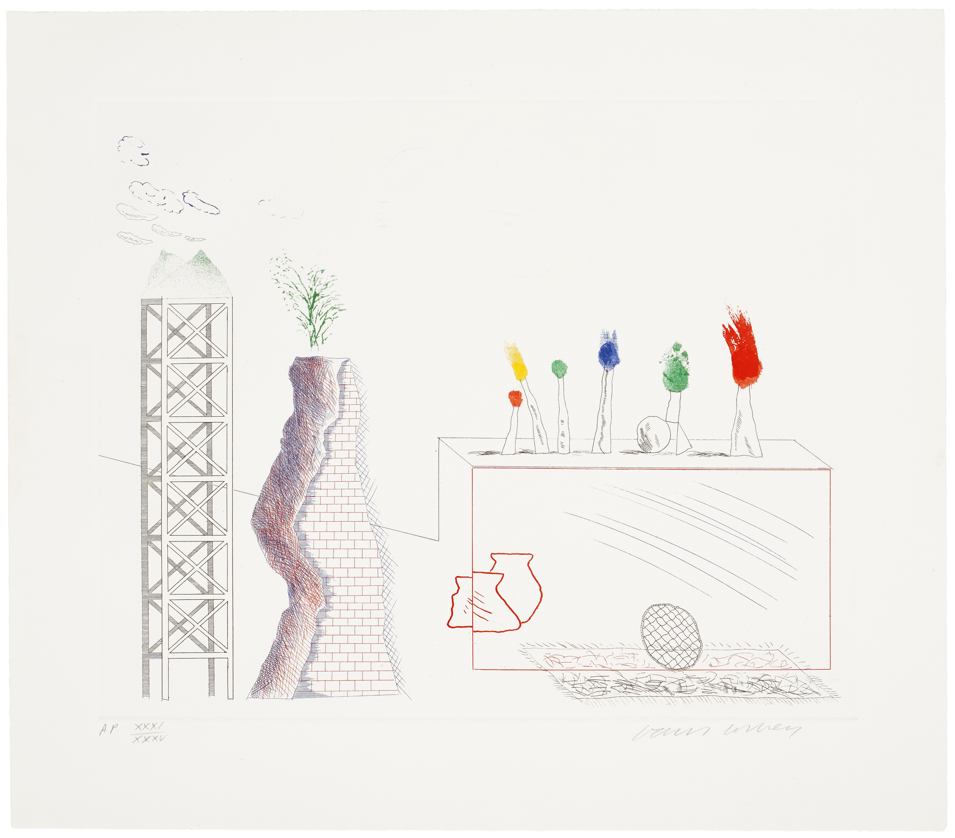 David Hockney — Синяя гитара, изображение 4