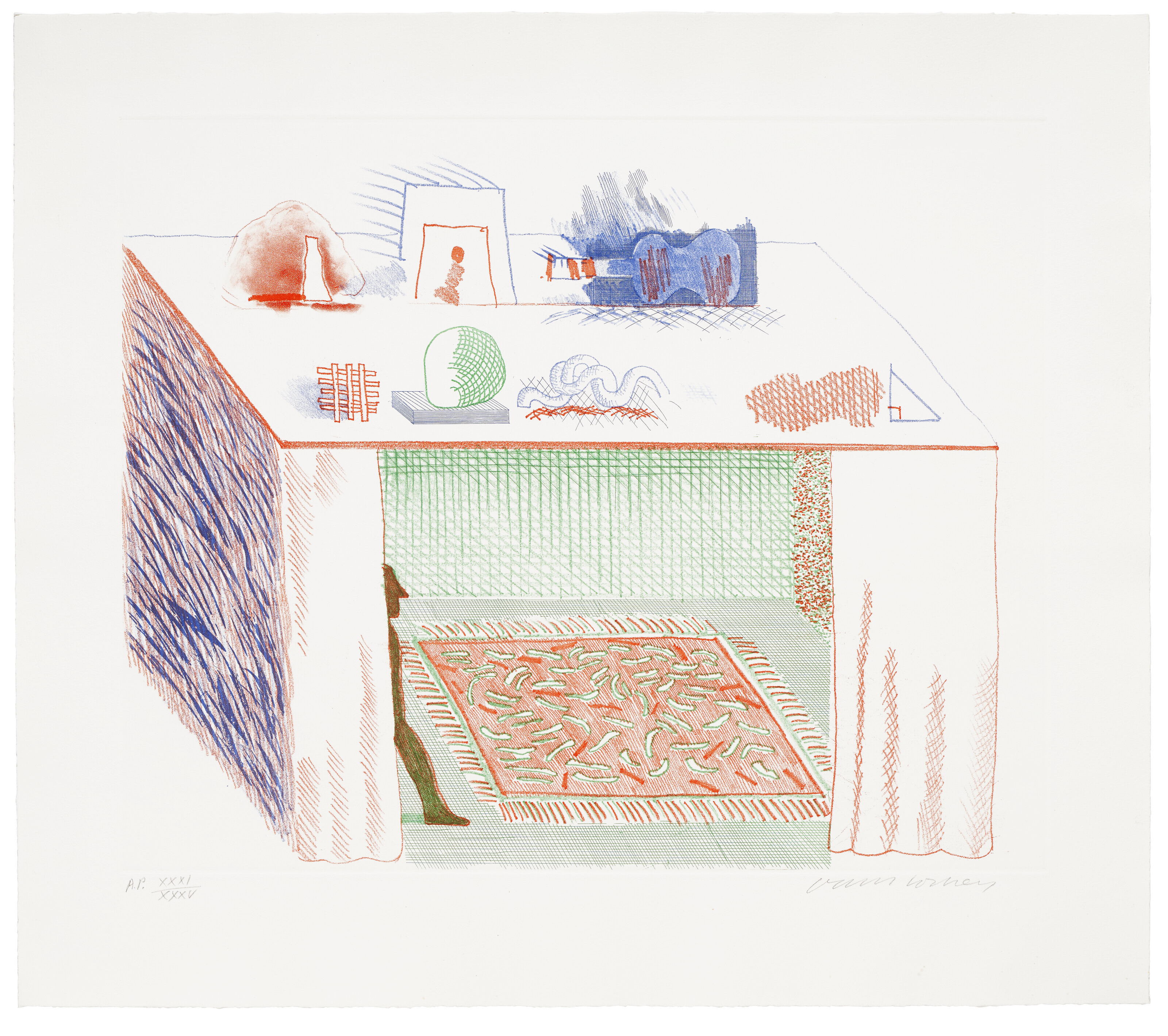 David Hockney — Синяя гитара, изображение 10