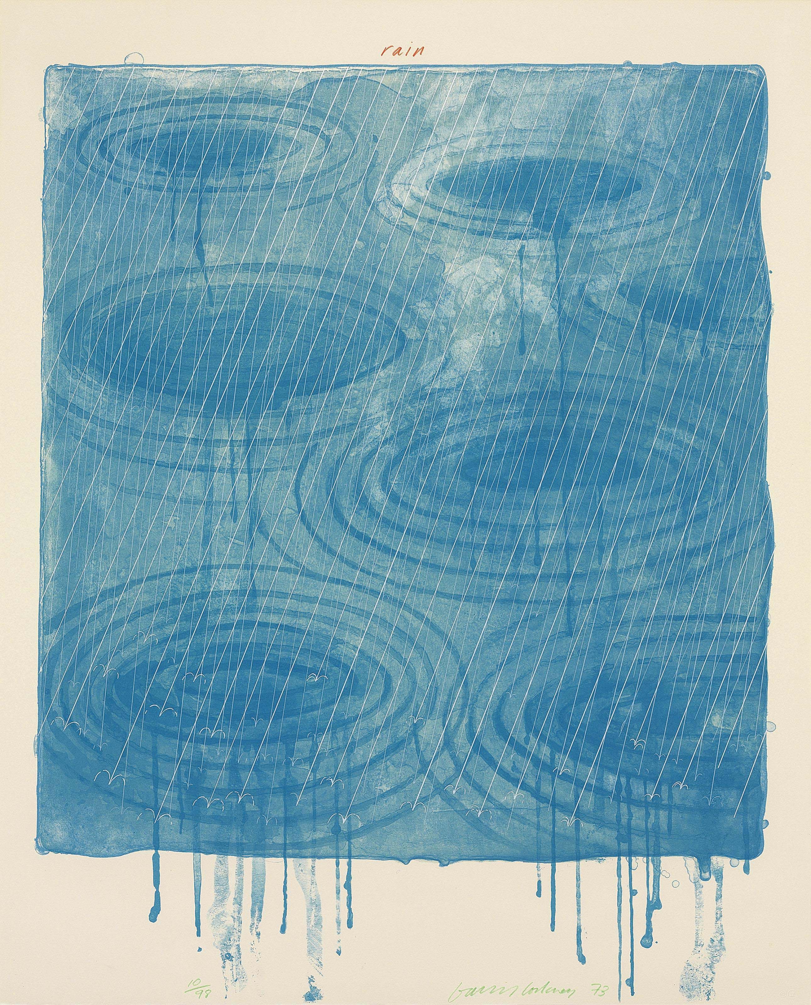 David Hockney — Серия "Погода" (S.A.C. 136-141; Токио 127-132), изображение 3