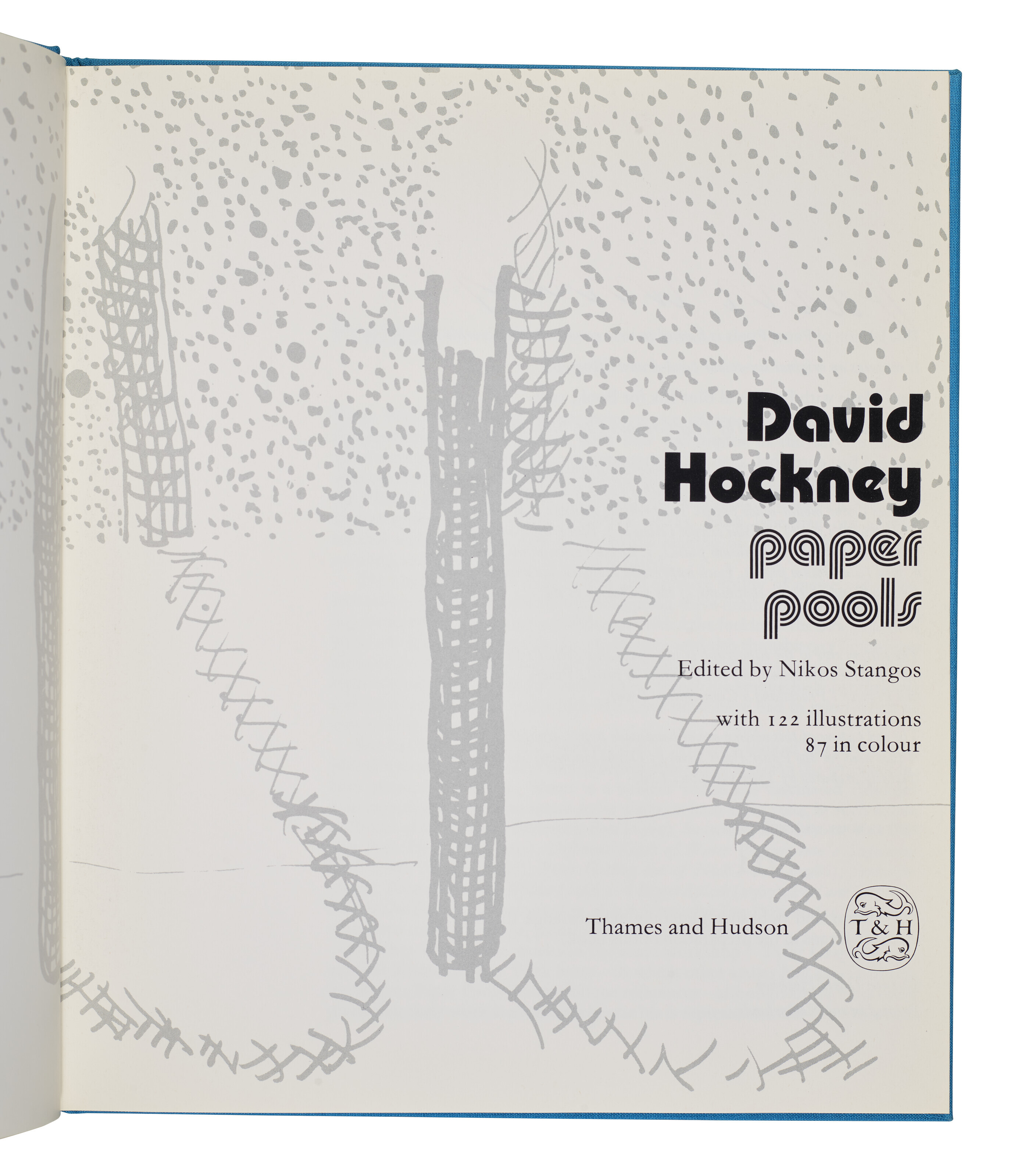 David Hockney — Бассейн из бумаги и синих чернил для книги, изображение 2