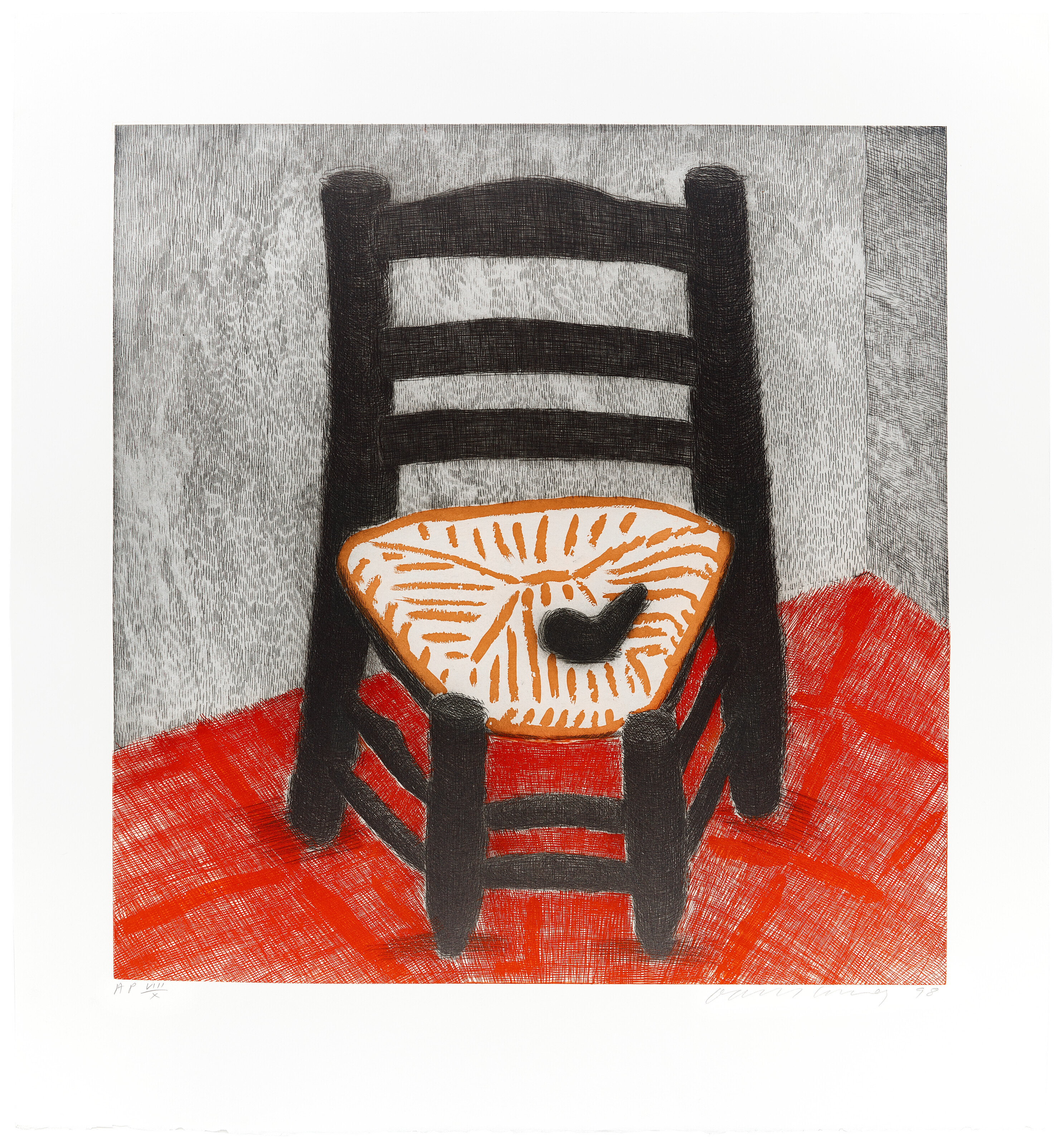 David Hockney — Кресло Ван Гога (черное)