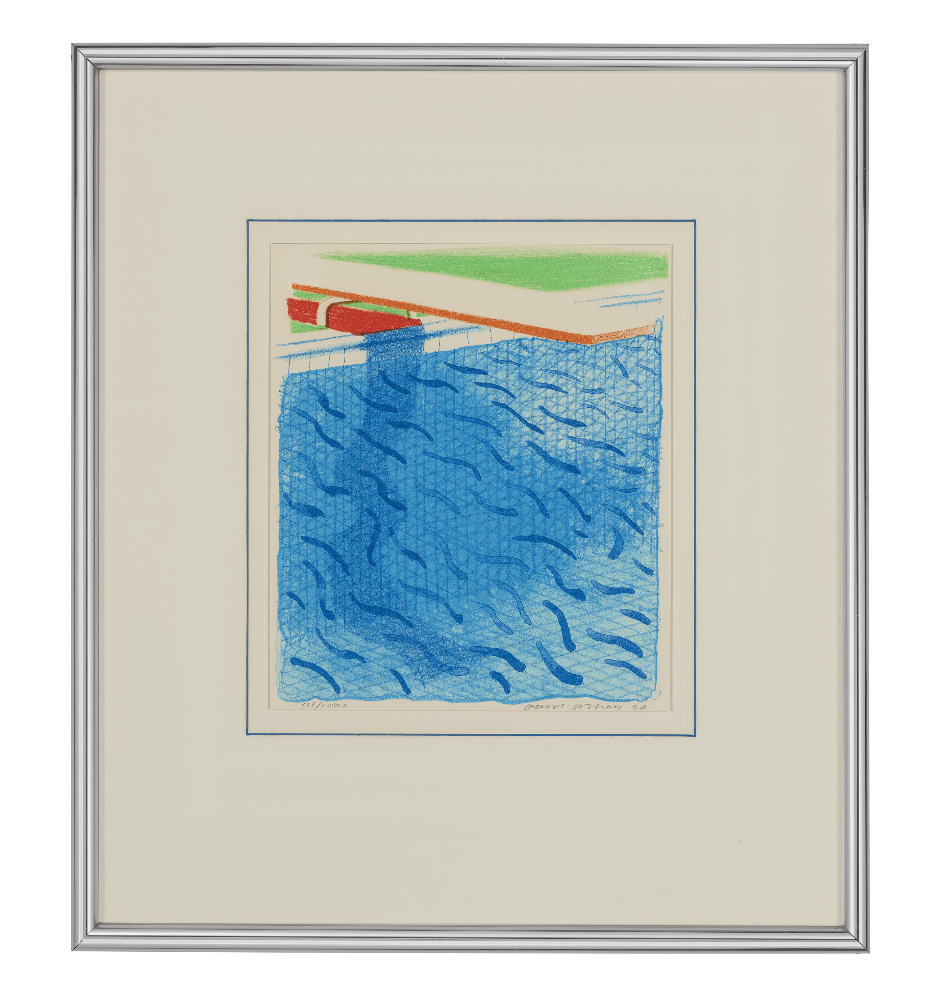 David Hockney — Бассейн из бумаги и синих чернил для книги, изображение 2