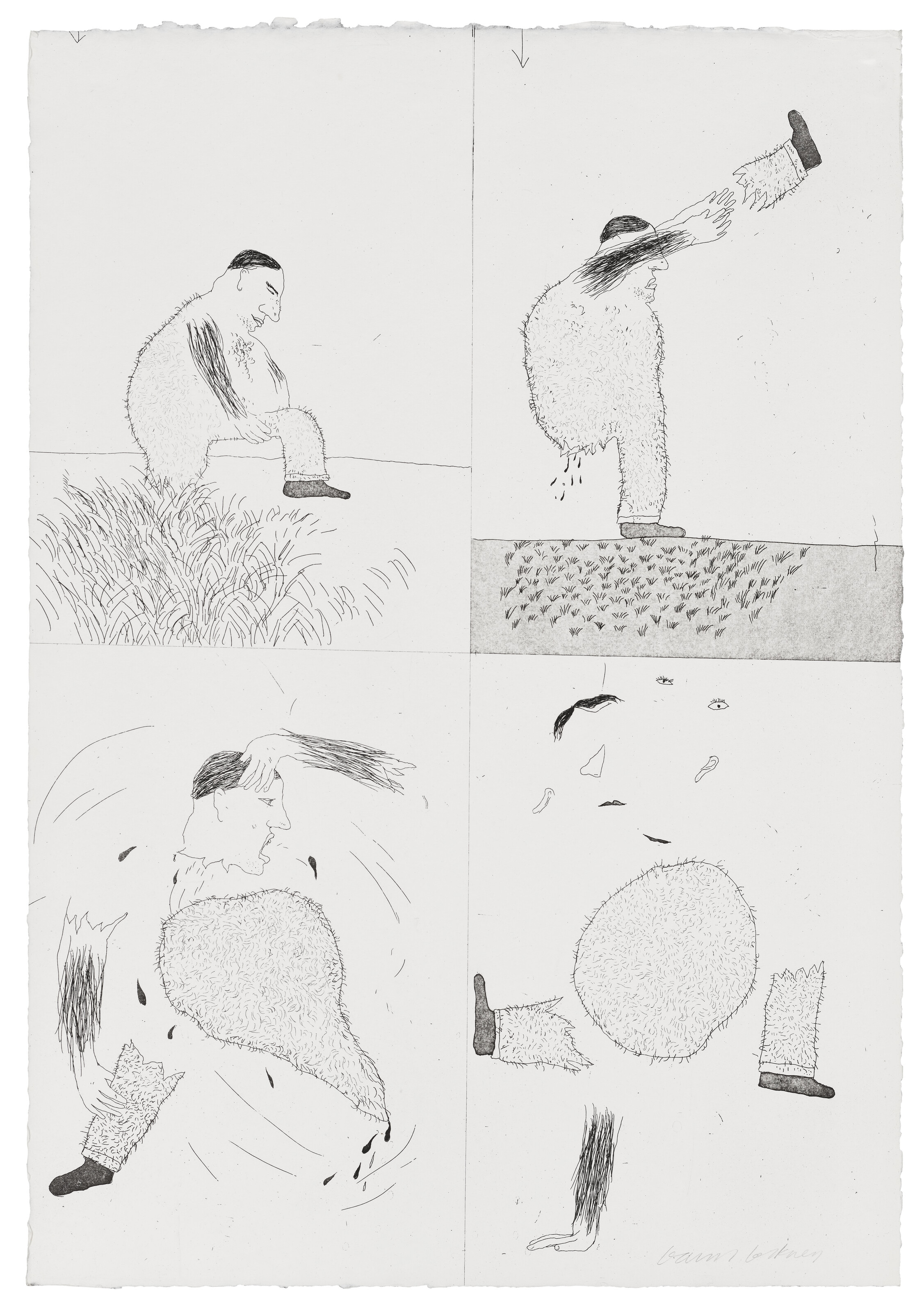 David Hockney — Иллюстрации к "Шести сказкам" Братьев Гримм, изображение 7