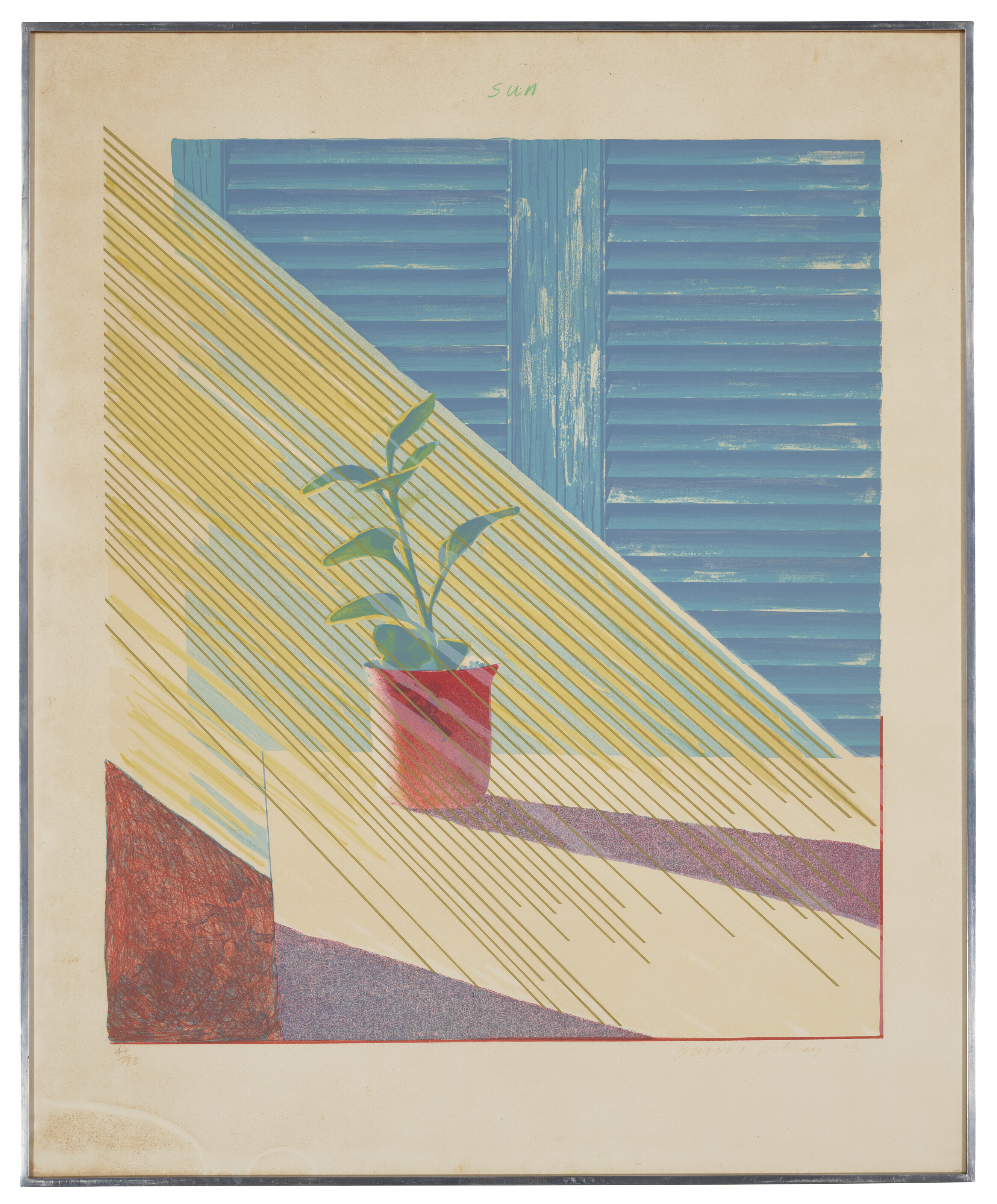 David Hockney — Солнце, из серии "Погода", изображение 2