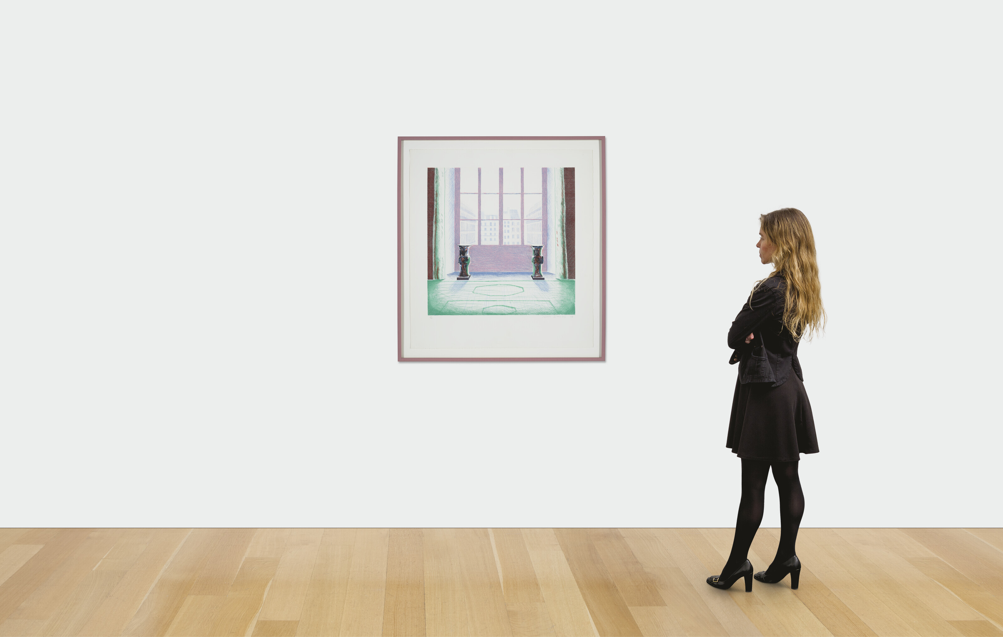 David Hockney — Две вазы в Лувре, изображение 2