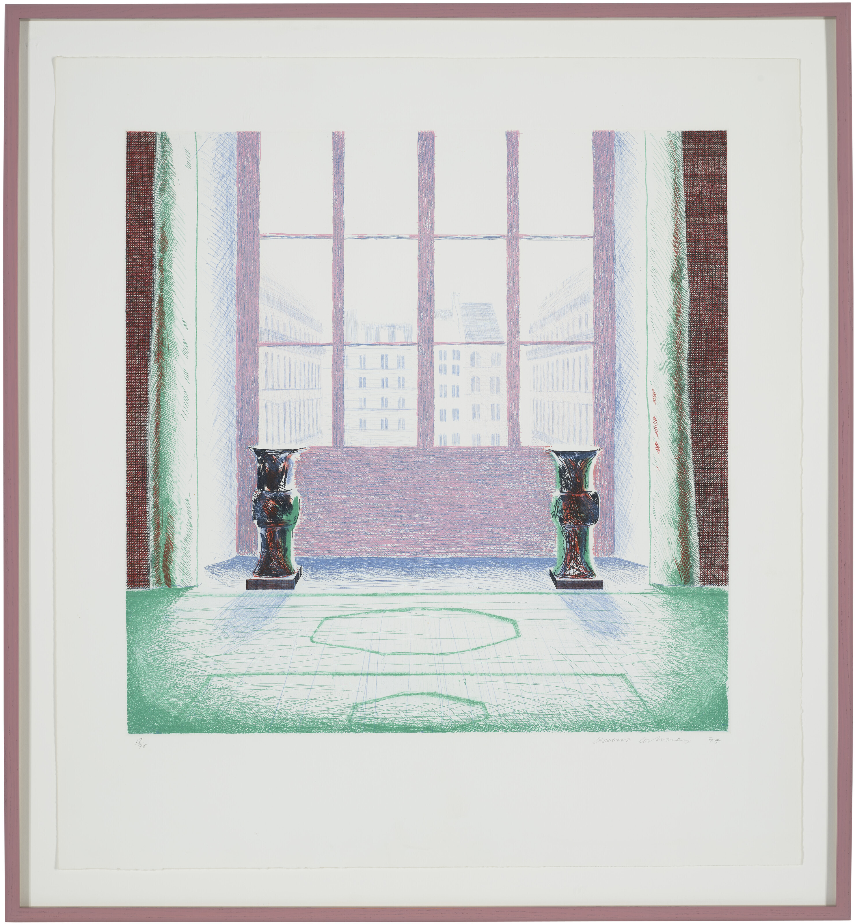 David Hockney — Две вазы в Лувре, изображение 3