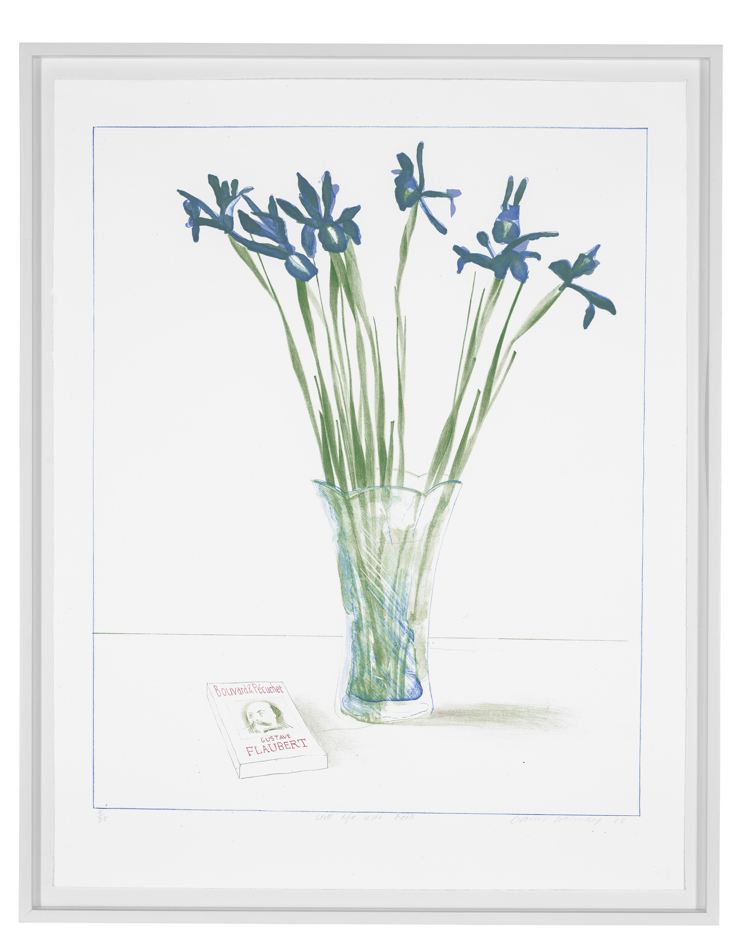 David Hockney — Натюрморт с книгой, изображение 2