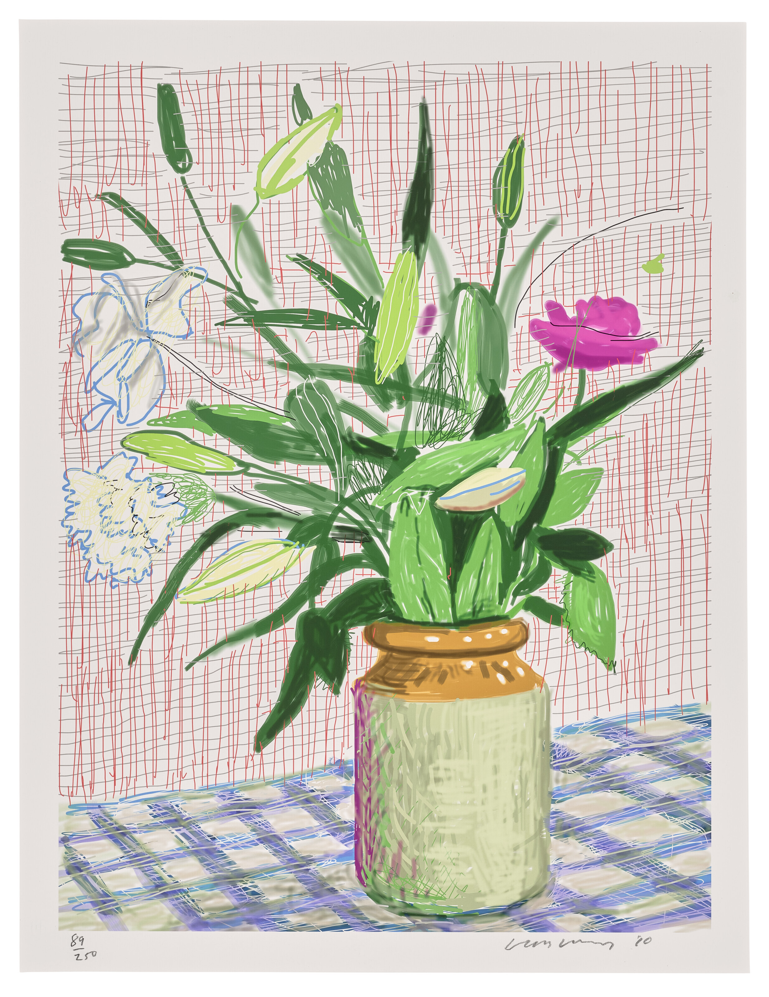 David Hockney — Без названия, № 516, из: Большая книга: Художественное издание D