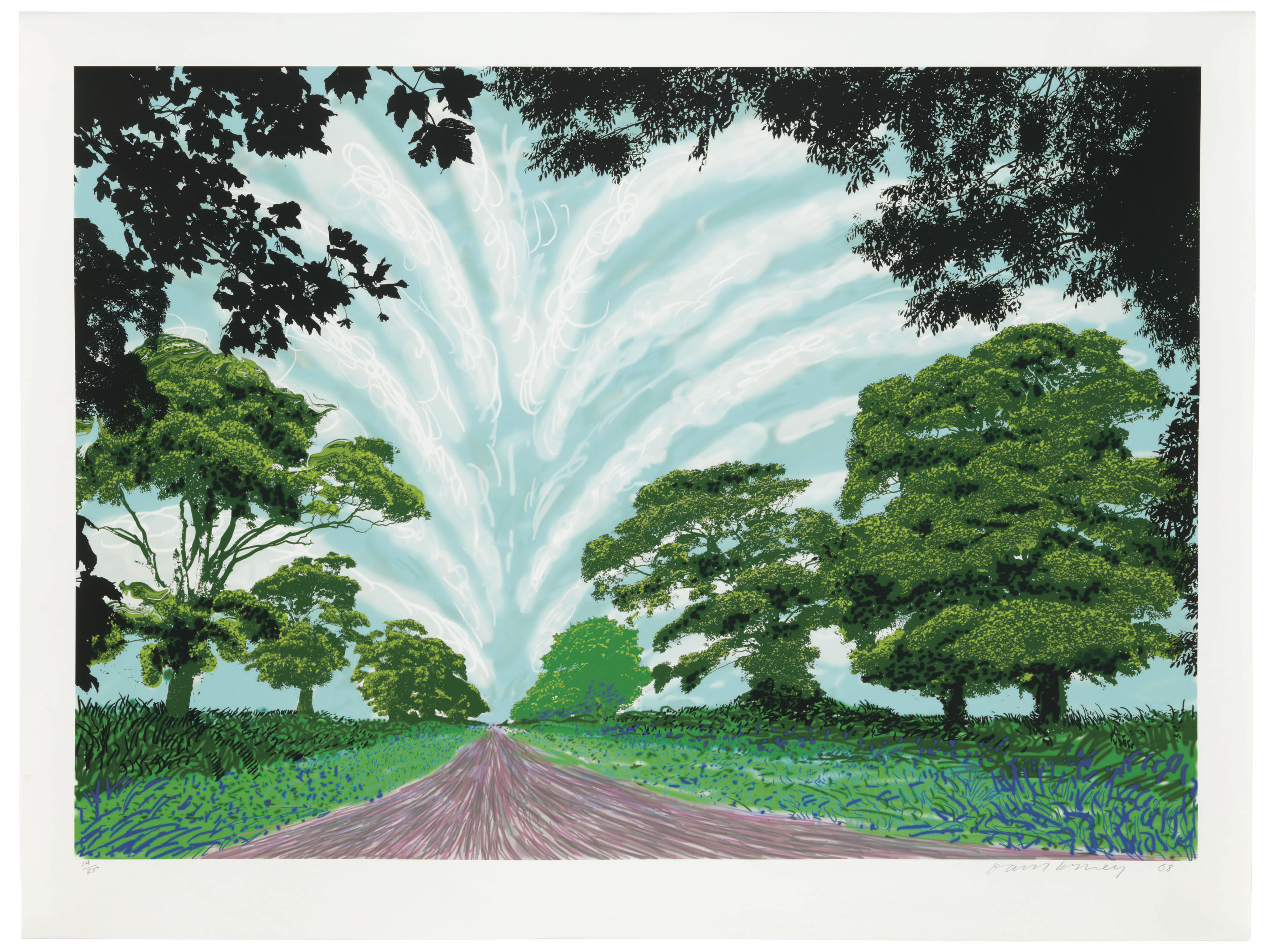 David Hockney — Летнее небо