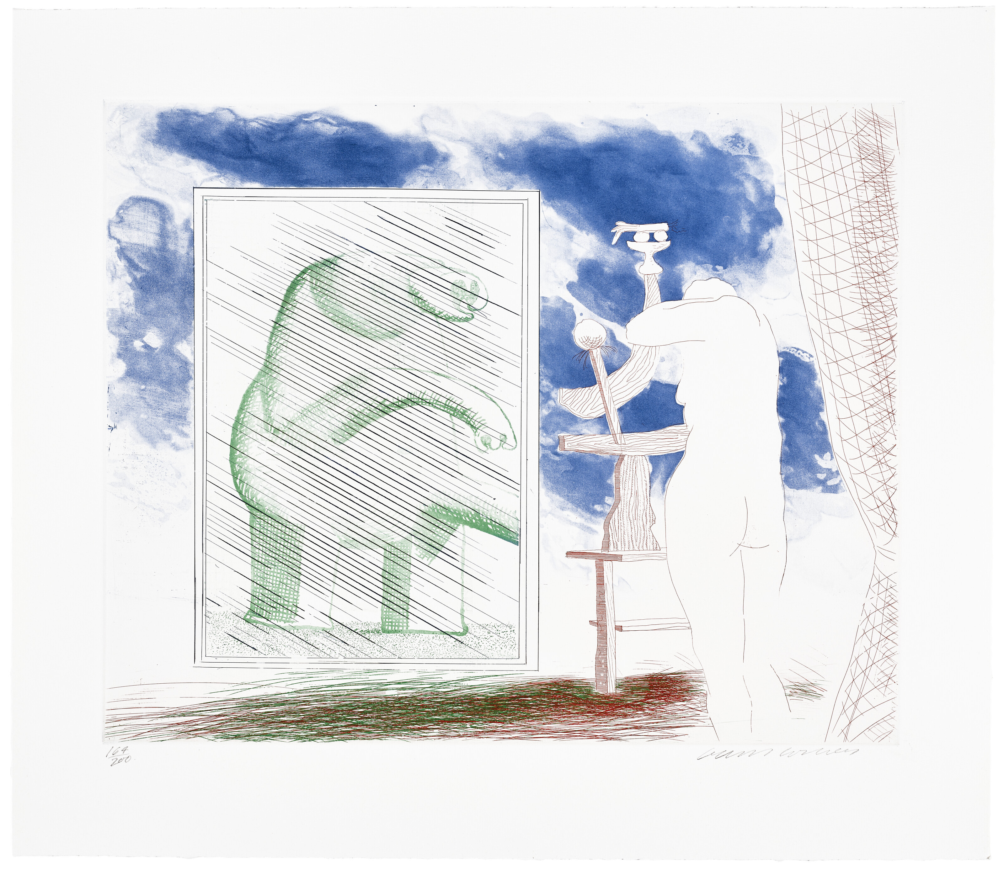 David Hockney — Синяя гитара, изображение 13