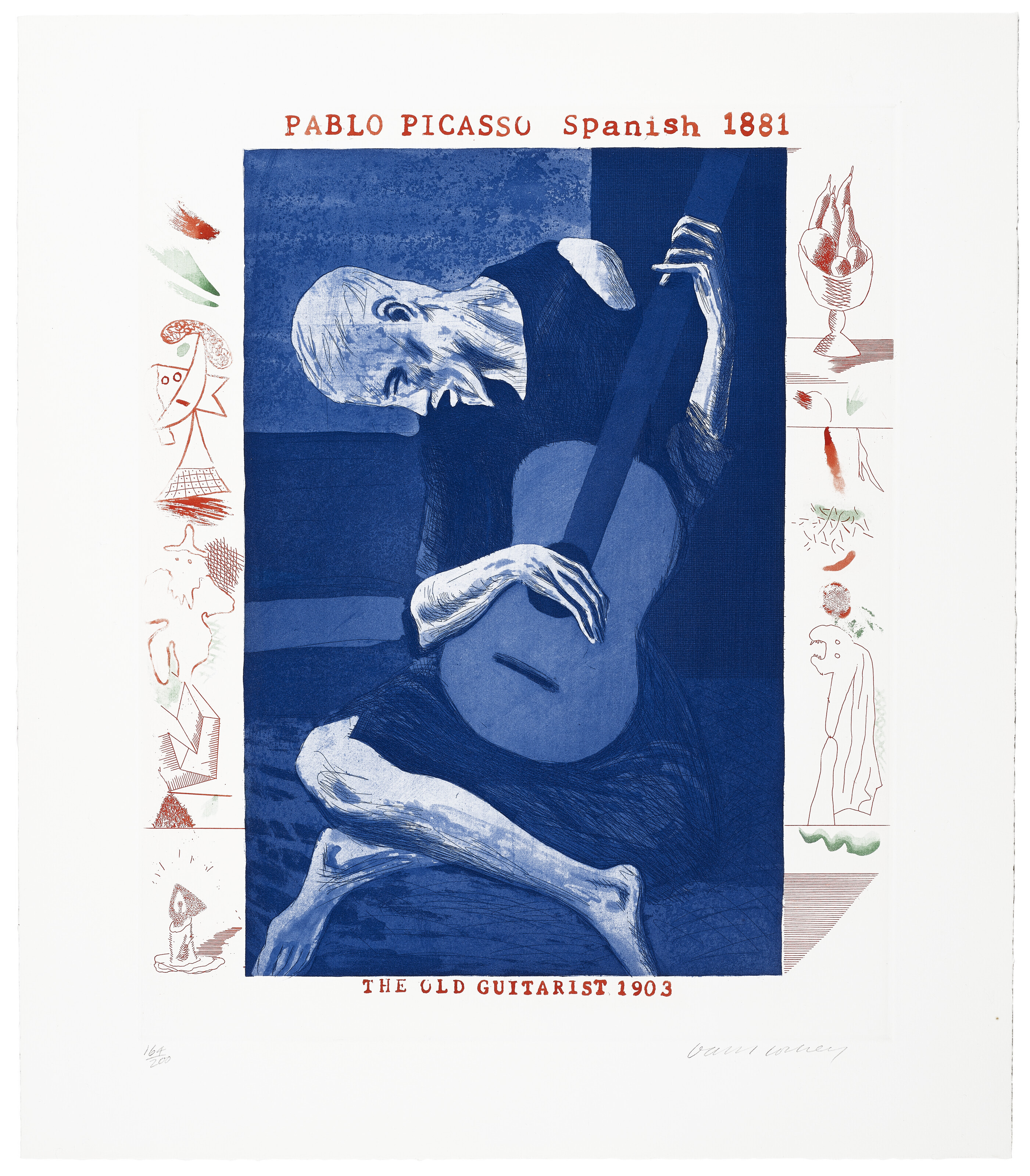 David Hockney — Синяя гитара, изображение 3