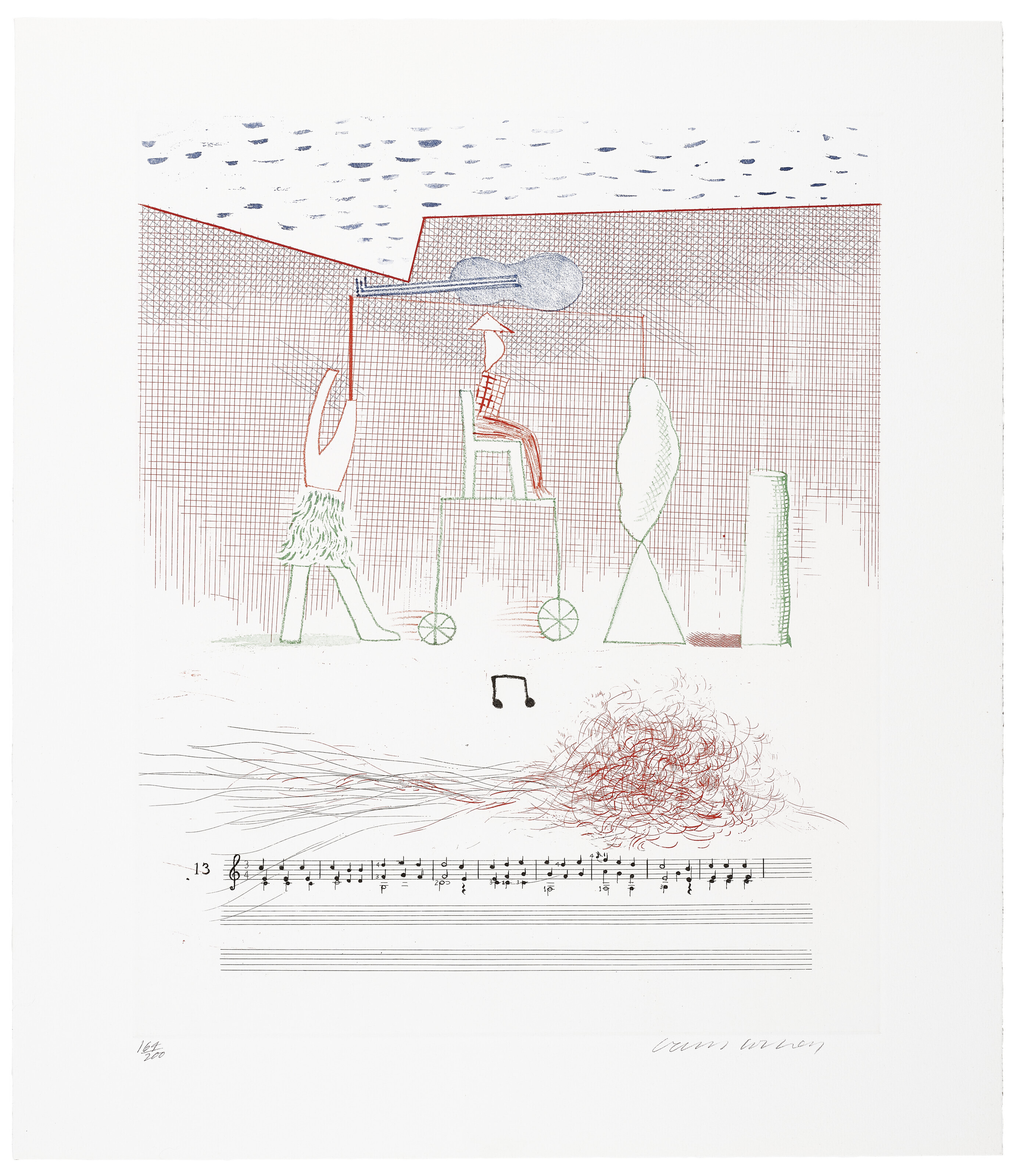 David Hockney — Синяя гитара, изображение 7