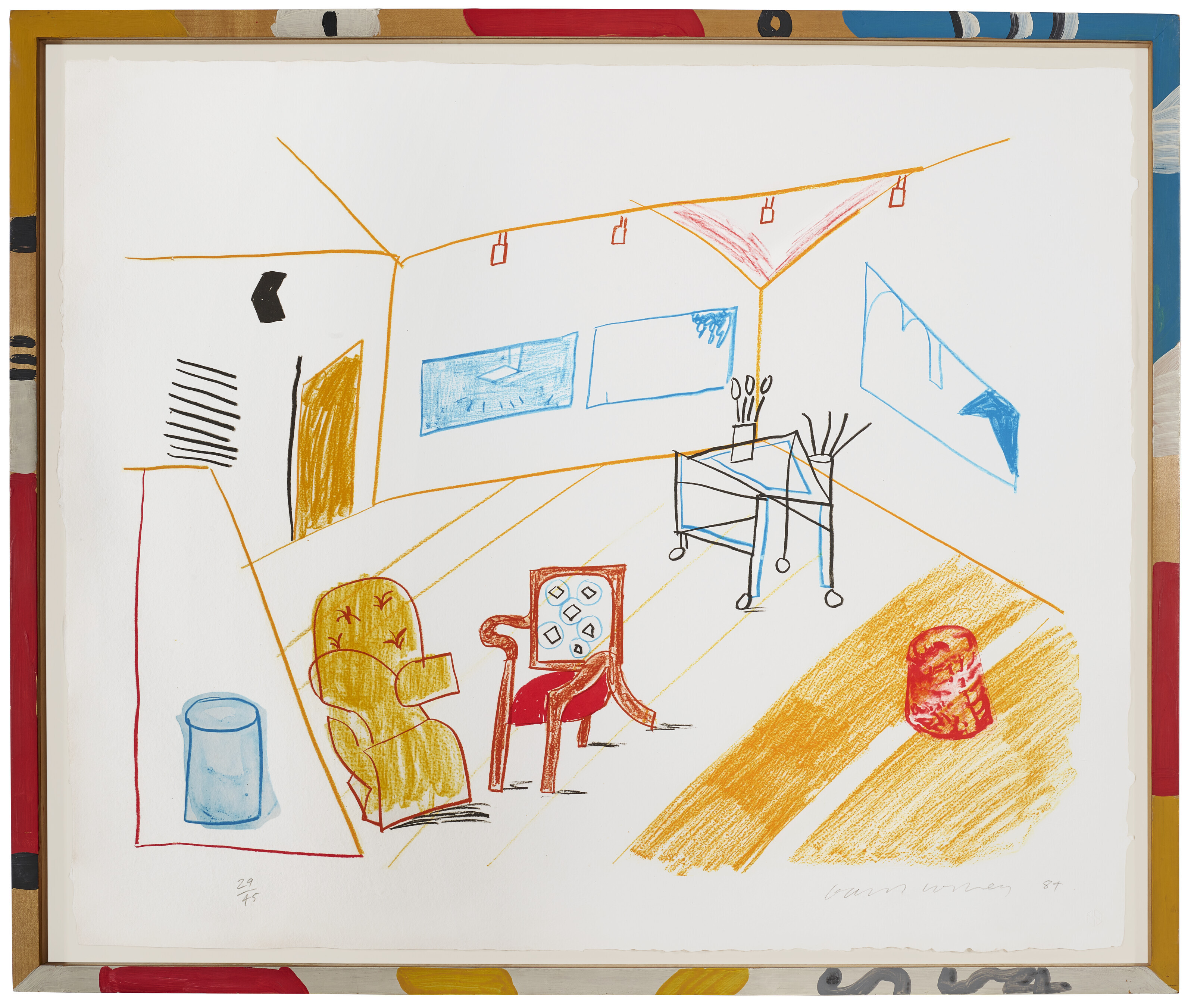 David Hockney — Разговор в студии, начиная с перемещения фокуса