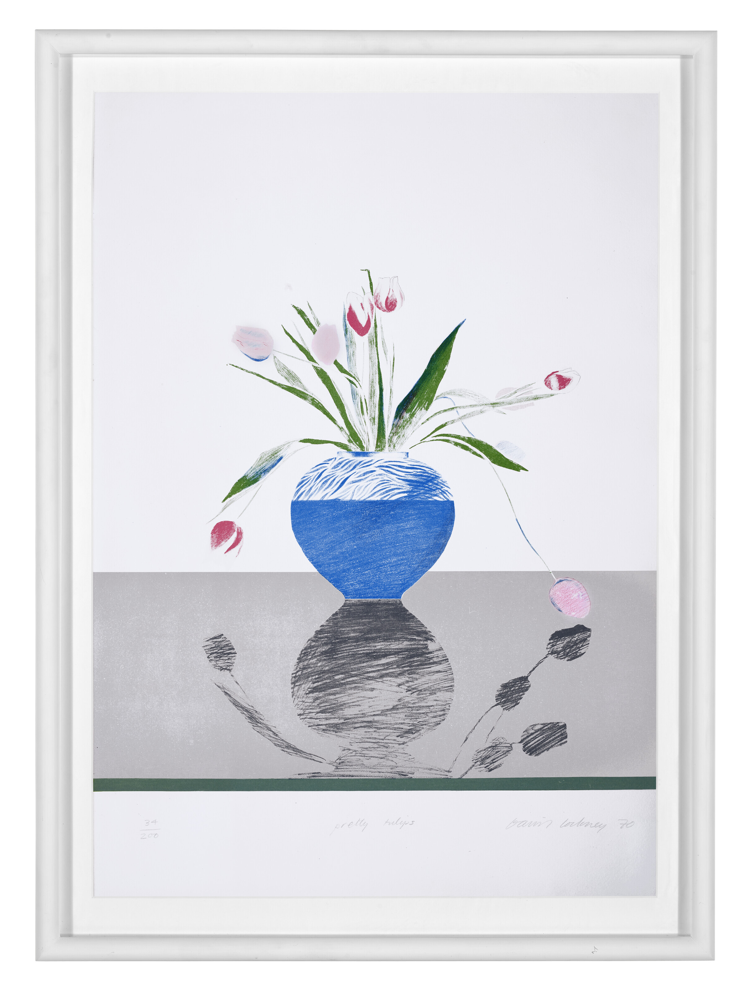 David Hockney — Красивые тюльпаны, изображение 2